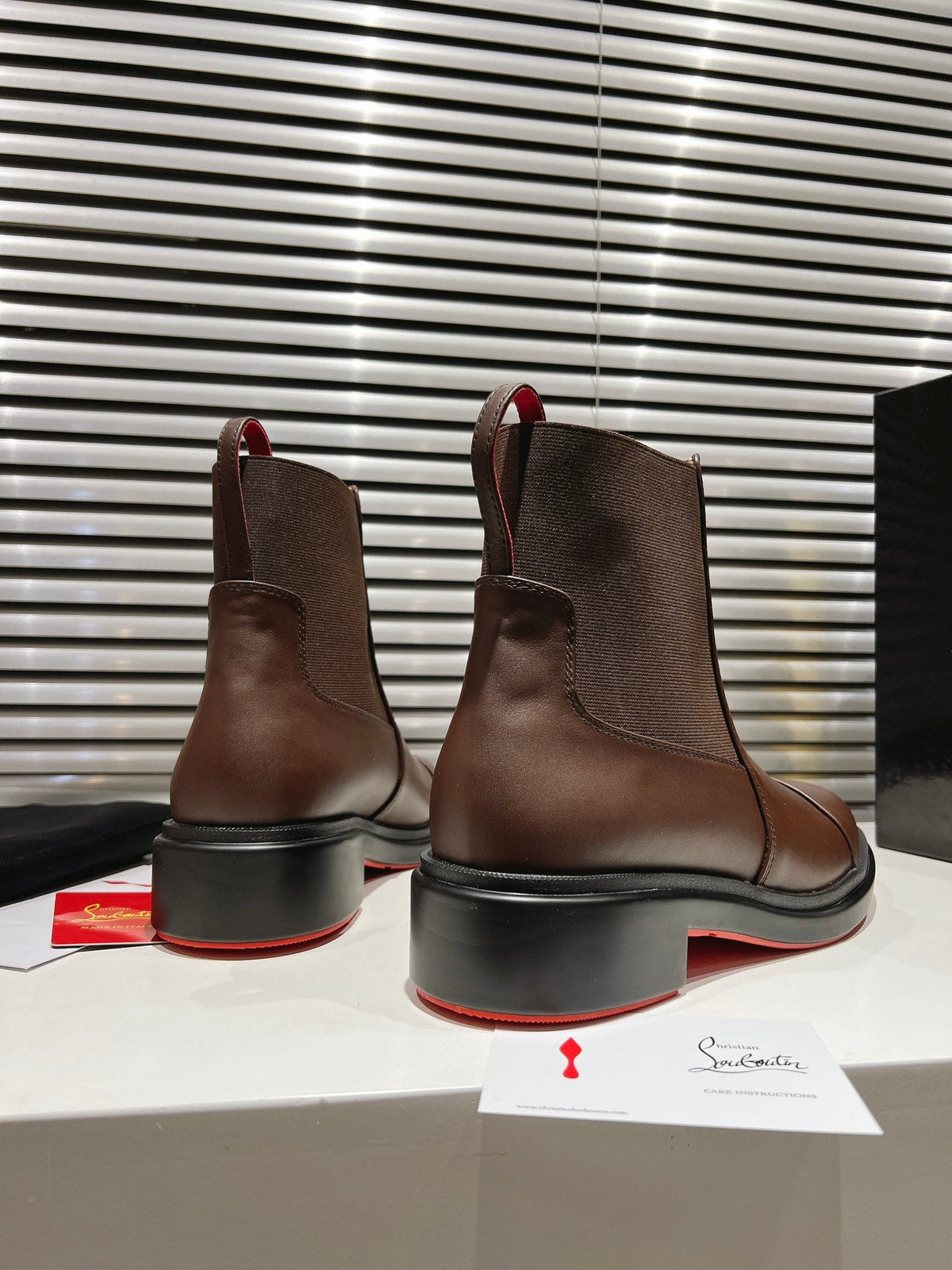 CL 2026 Chelsea Boots Brown Brown Logo Leather 193556