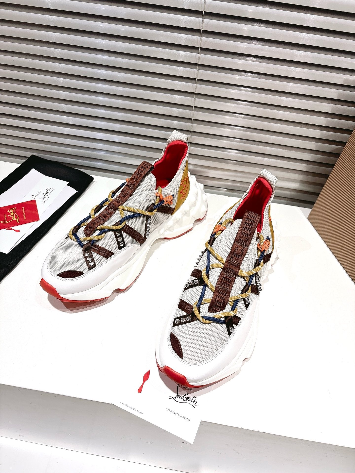 CL 25 Trailnrun Sneaker Multicolor Calfskin Mesh 323167
