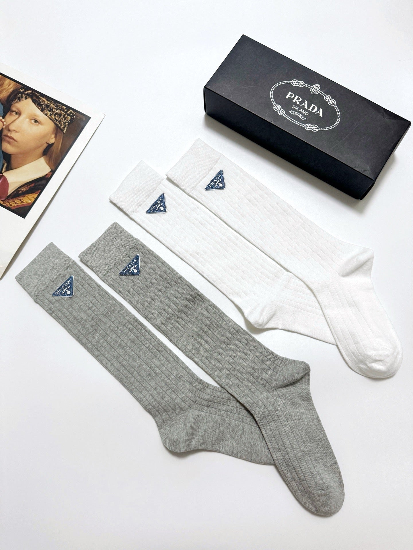 KNEE-HIGH SOCKS 438300 (1 BOX)