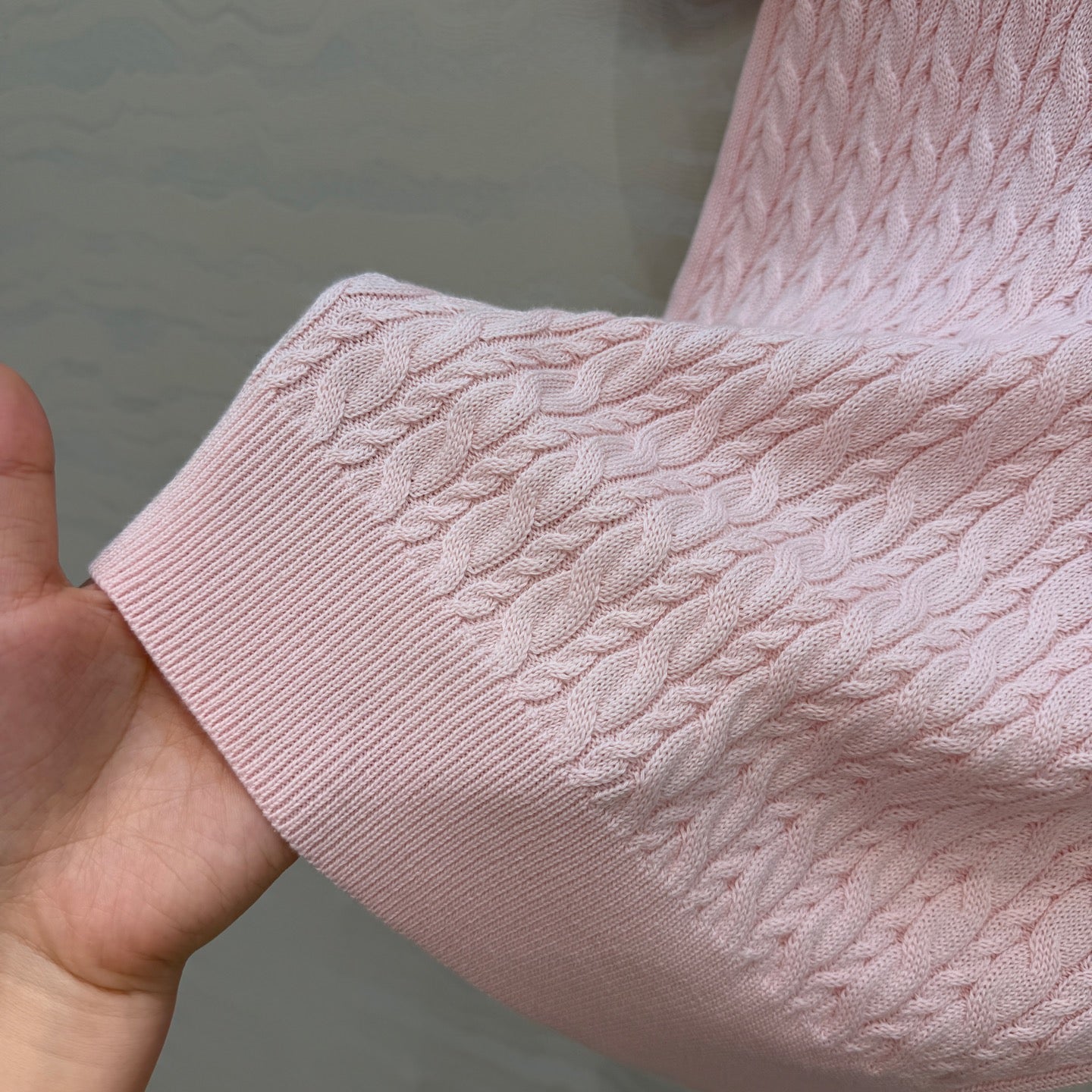 CD Médaillon Sweater Light Pink Wool 373505