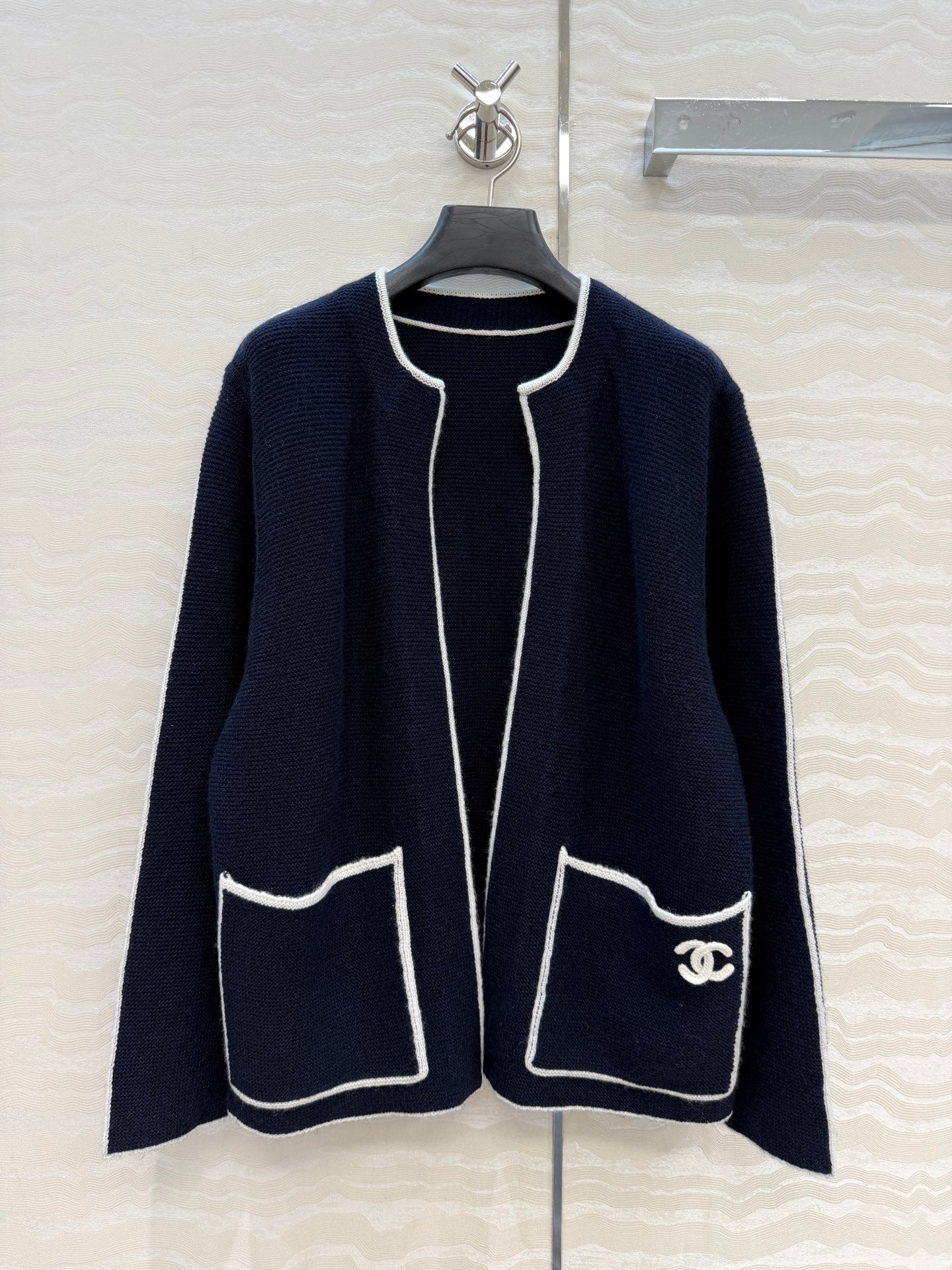 CC 2026 Sweaters Navy Blue Wool