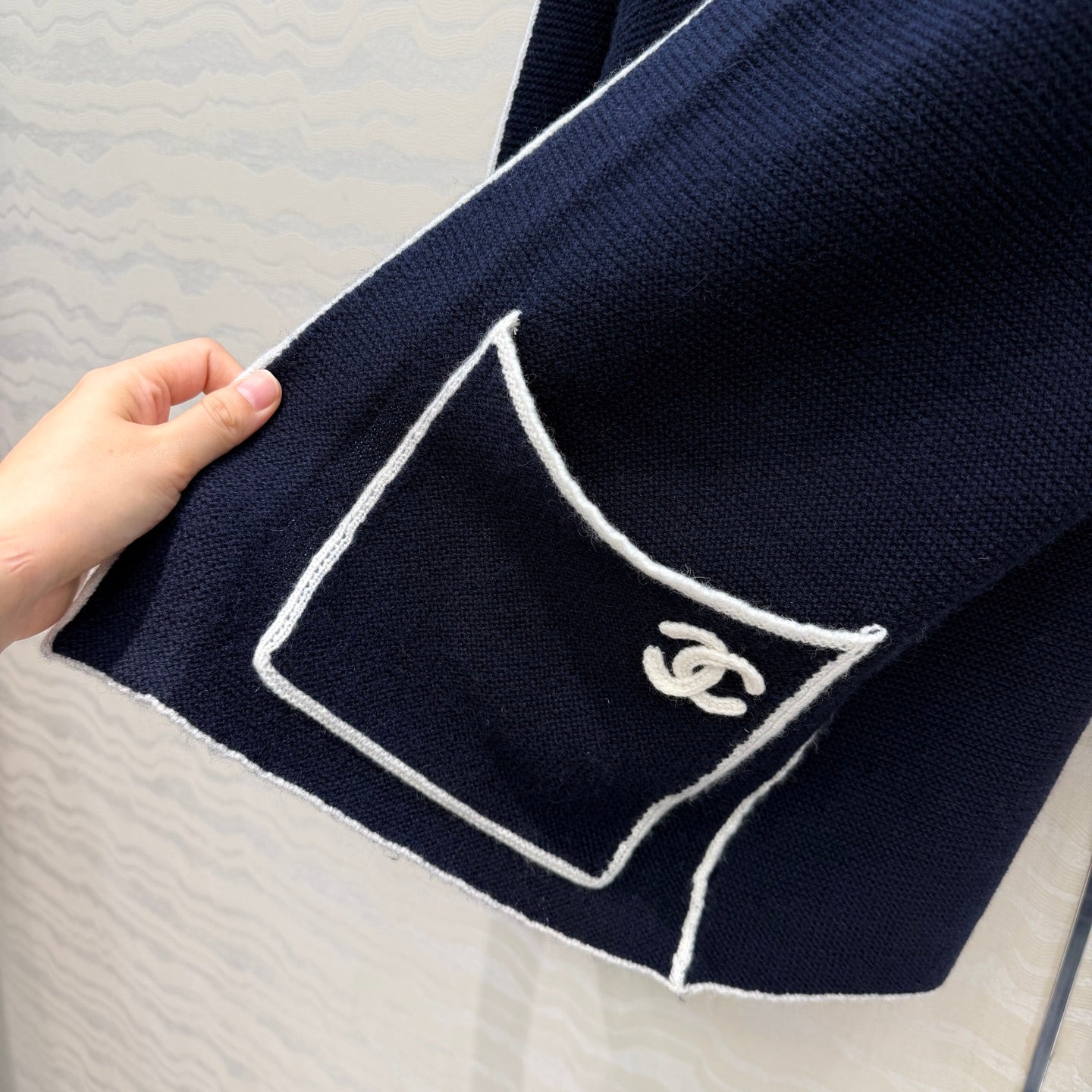 CC 2026 Sweaters Navy Blue Wool