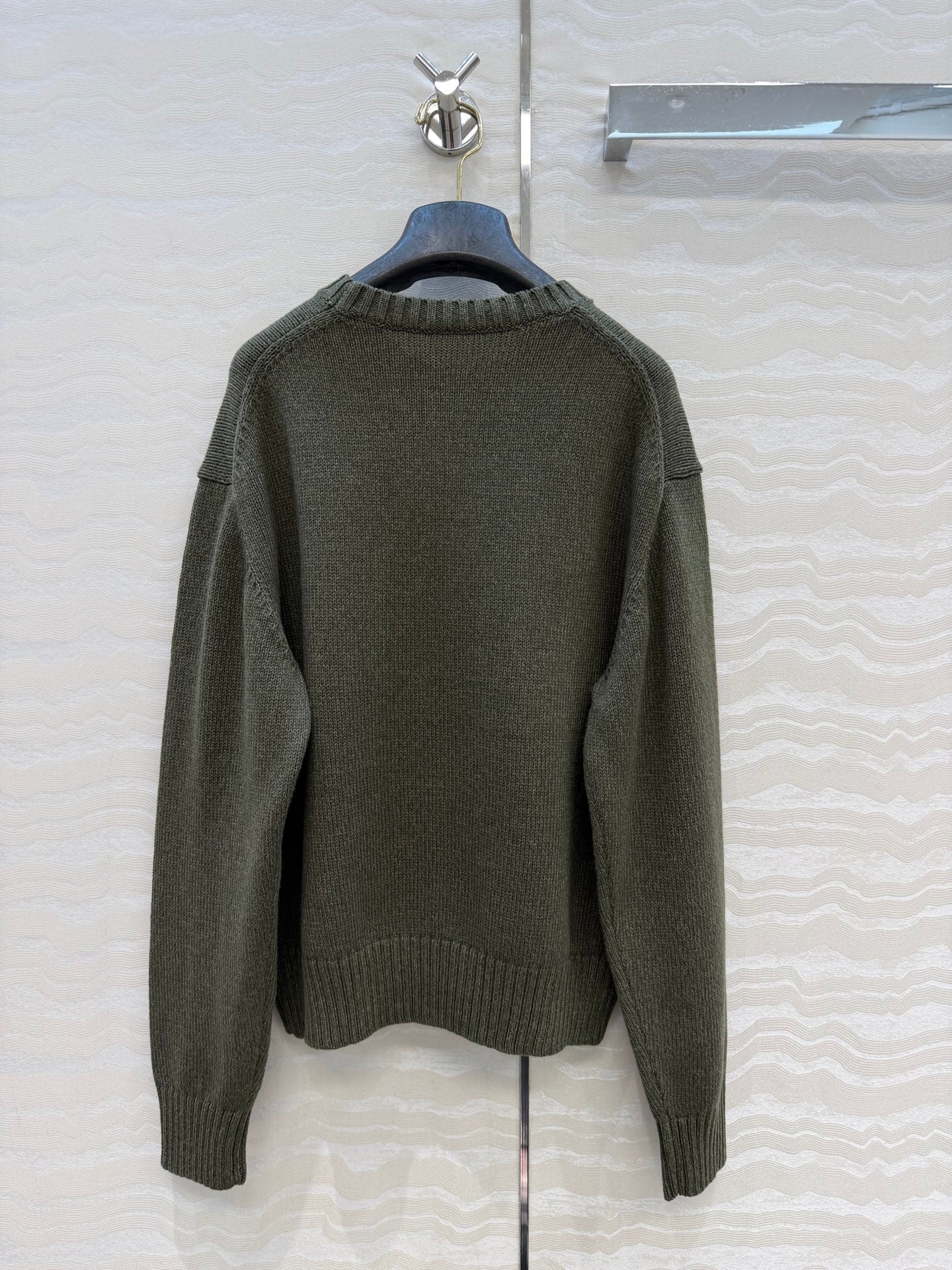 Ralph Lauren Polo Bear Jumper Olive Cotton 413078