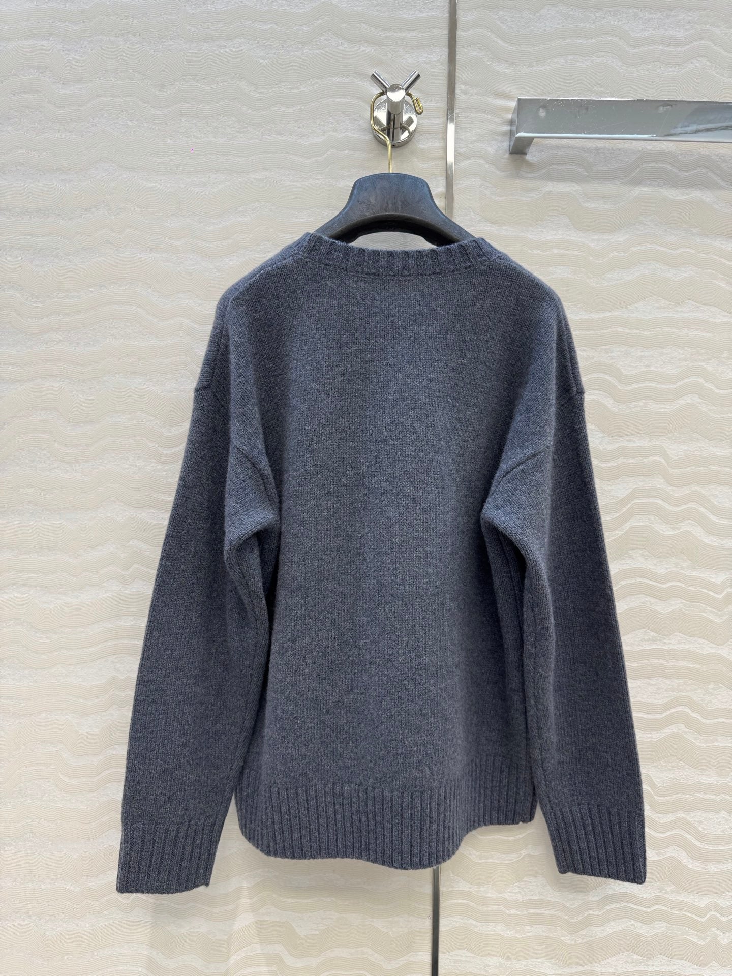 Ralph Lauren Polo Bear Jumper Grey Wool 419763
