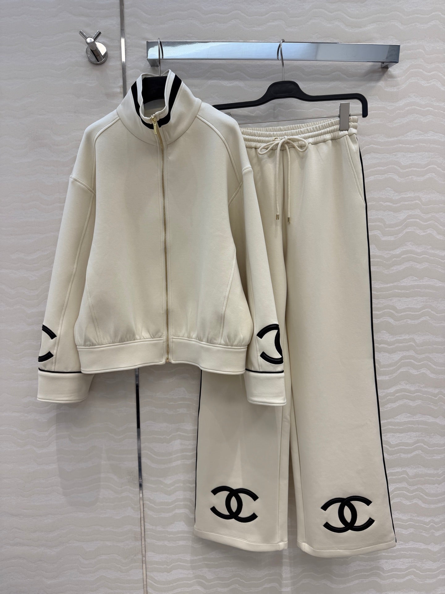 CC 26s Coco Trendy Casual Outfit Set Cream Cotton 423267