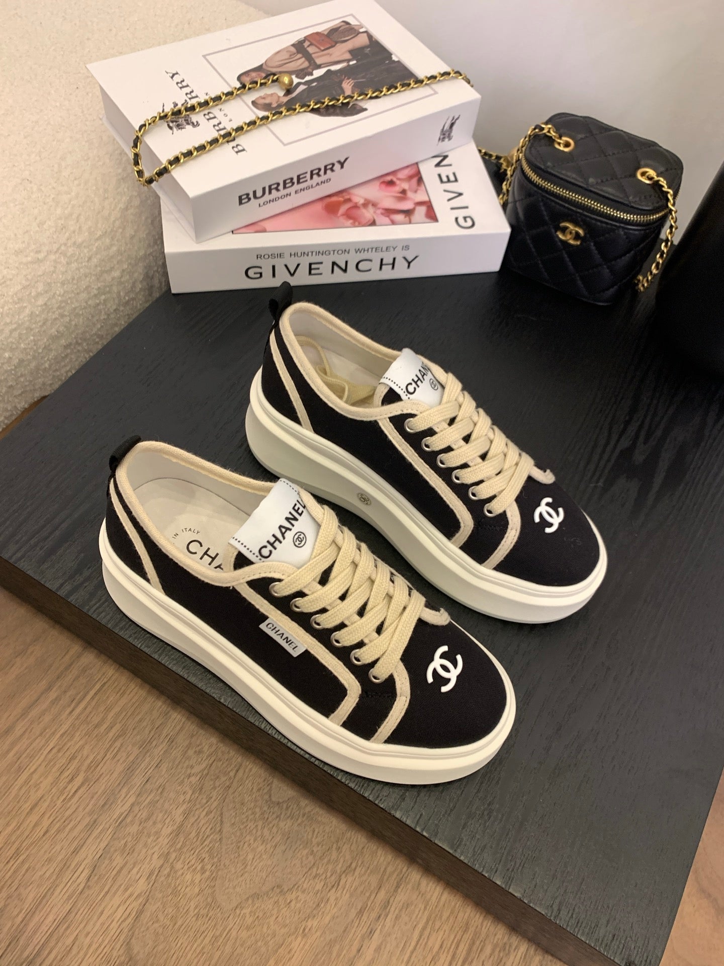CC25 Sneaker Black Beige Canvas 288782