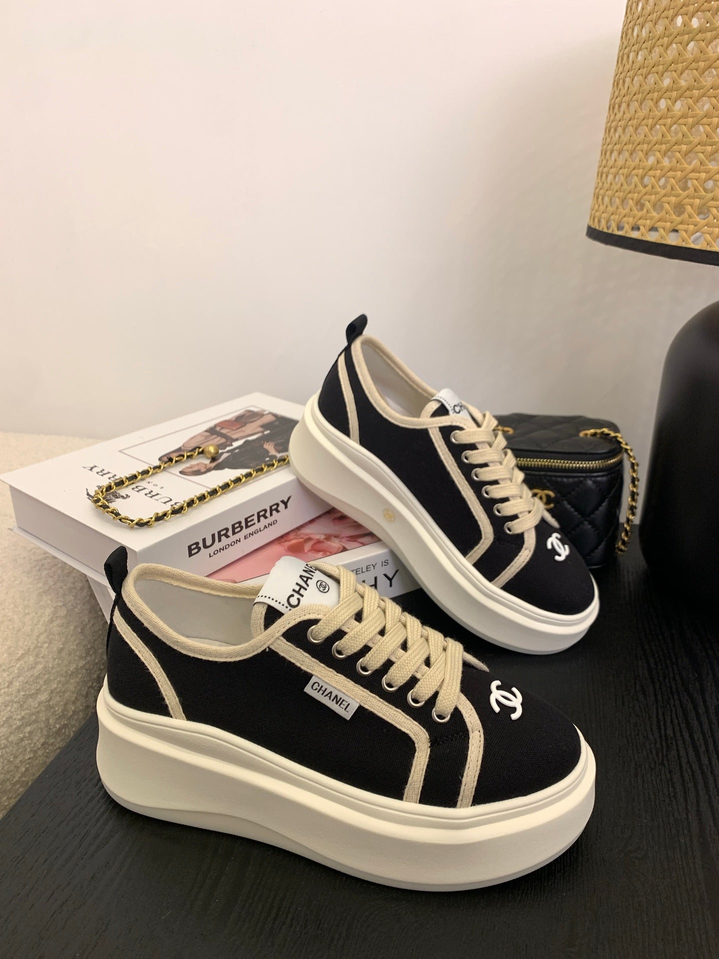CC25 Sneaker Black Beige Canvas 288782