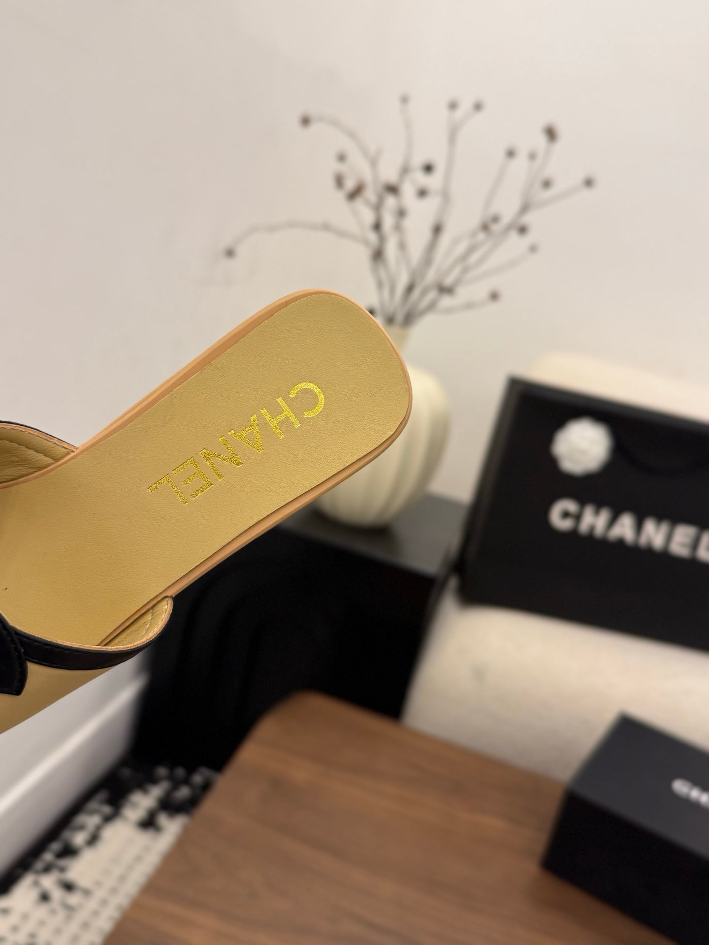 CC 26s Wedge Sandals 95 Mm In Pastel Yellow Calfskin