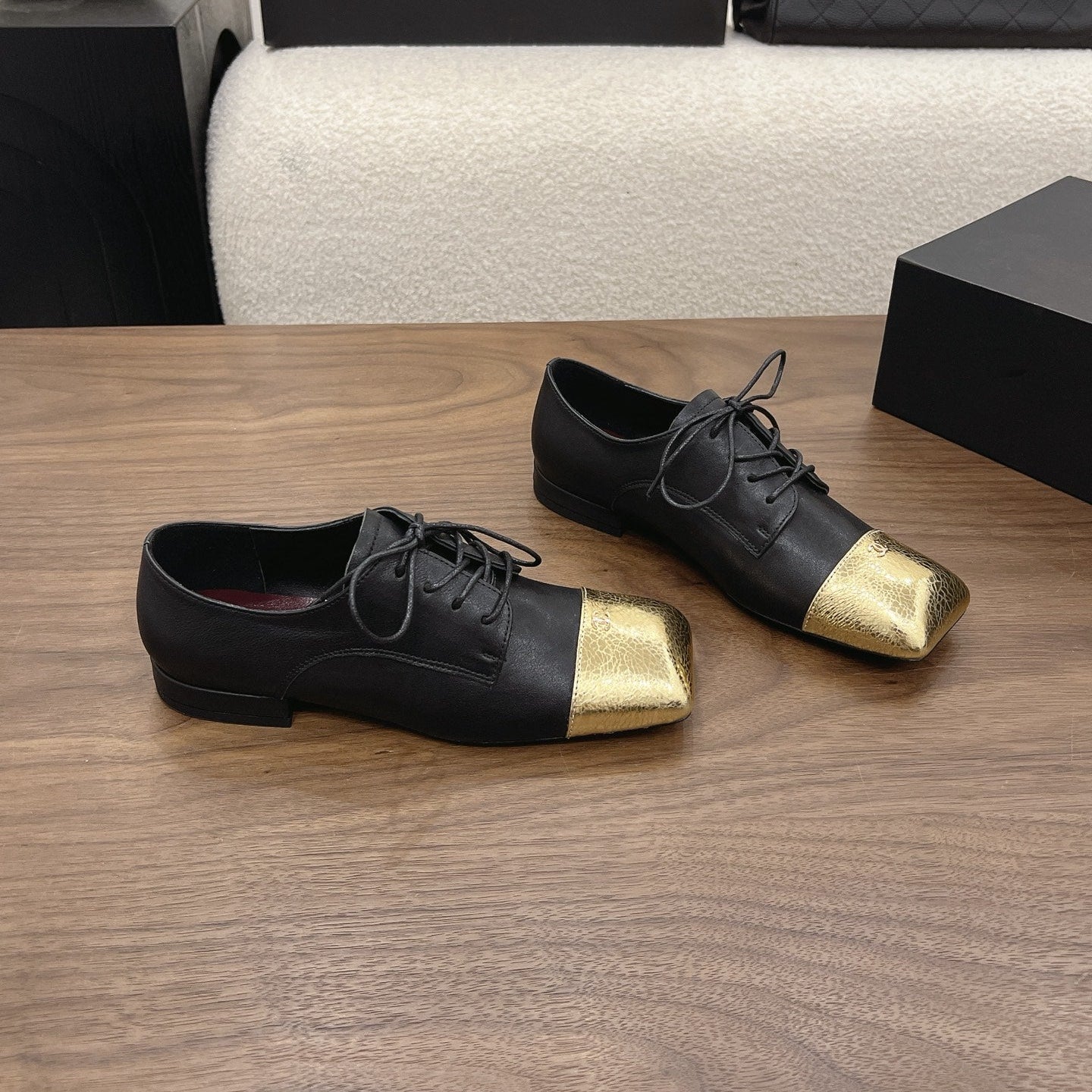 CC 26s Loafer 2cm White Gold Leather 910475