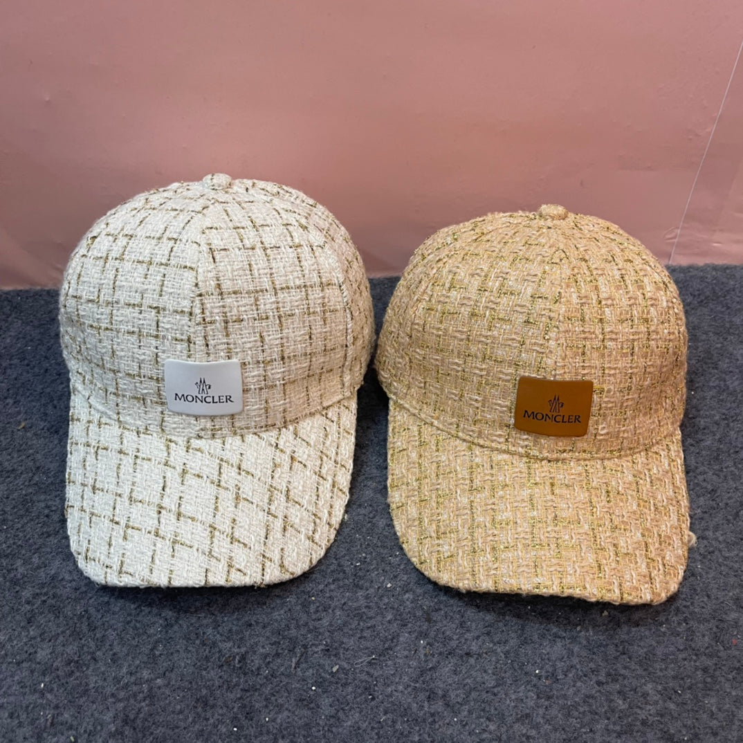 BASEBALL CAP IN SAND YELLOW TWEED 437708