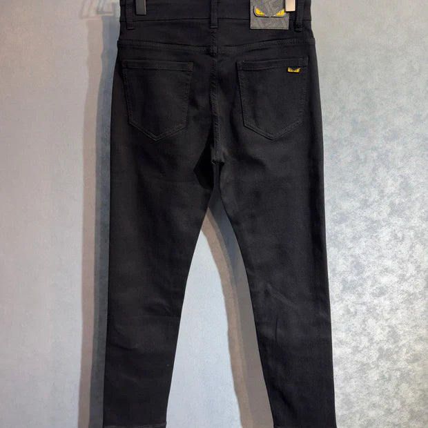 Fendi 2026 Men's Jeans Black Denim 737208