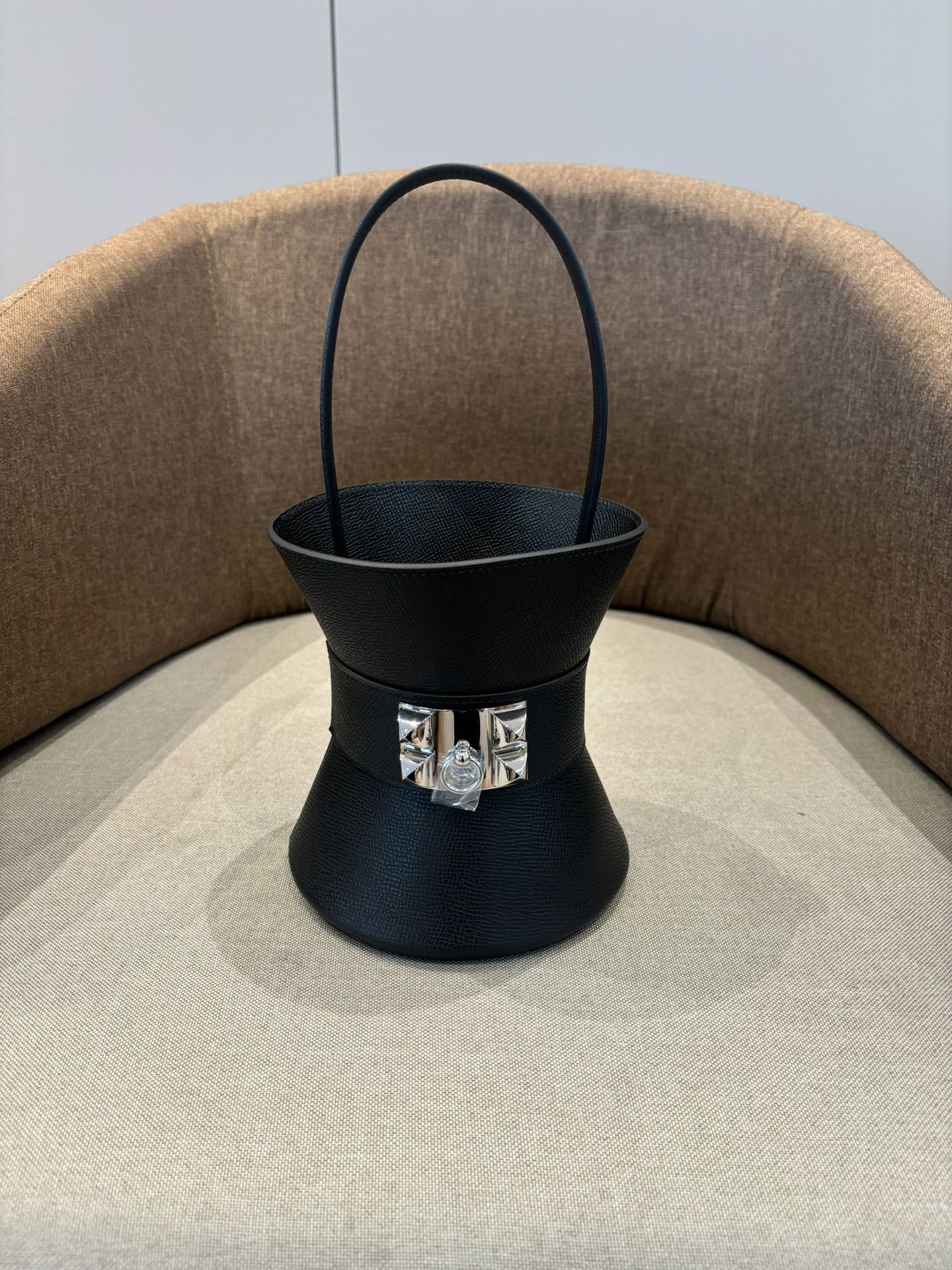 HM Mini Medor Bag Black Epsom Calfskin 269899