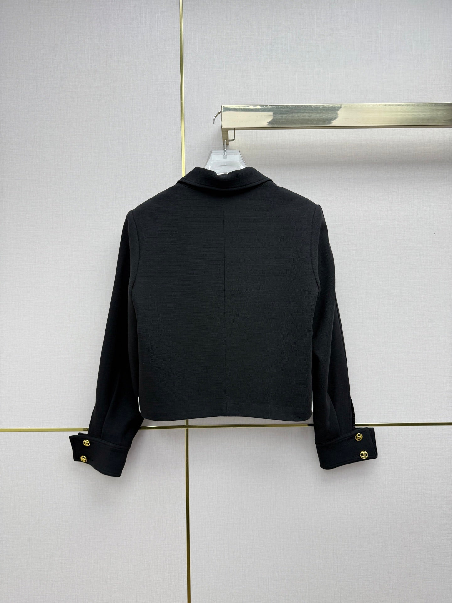 CC 26s Cruise 2026/27 Suit Jacket Black Cotton 421847