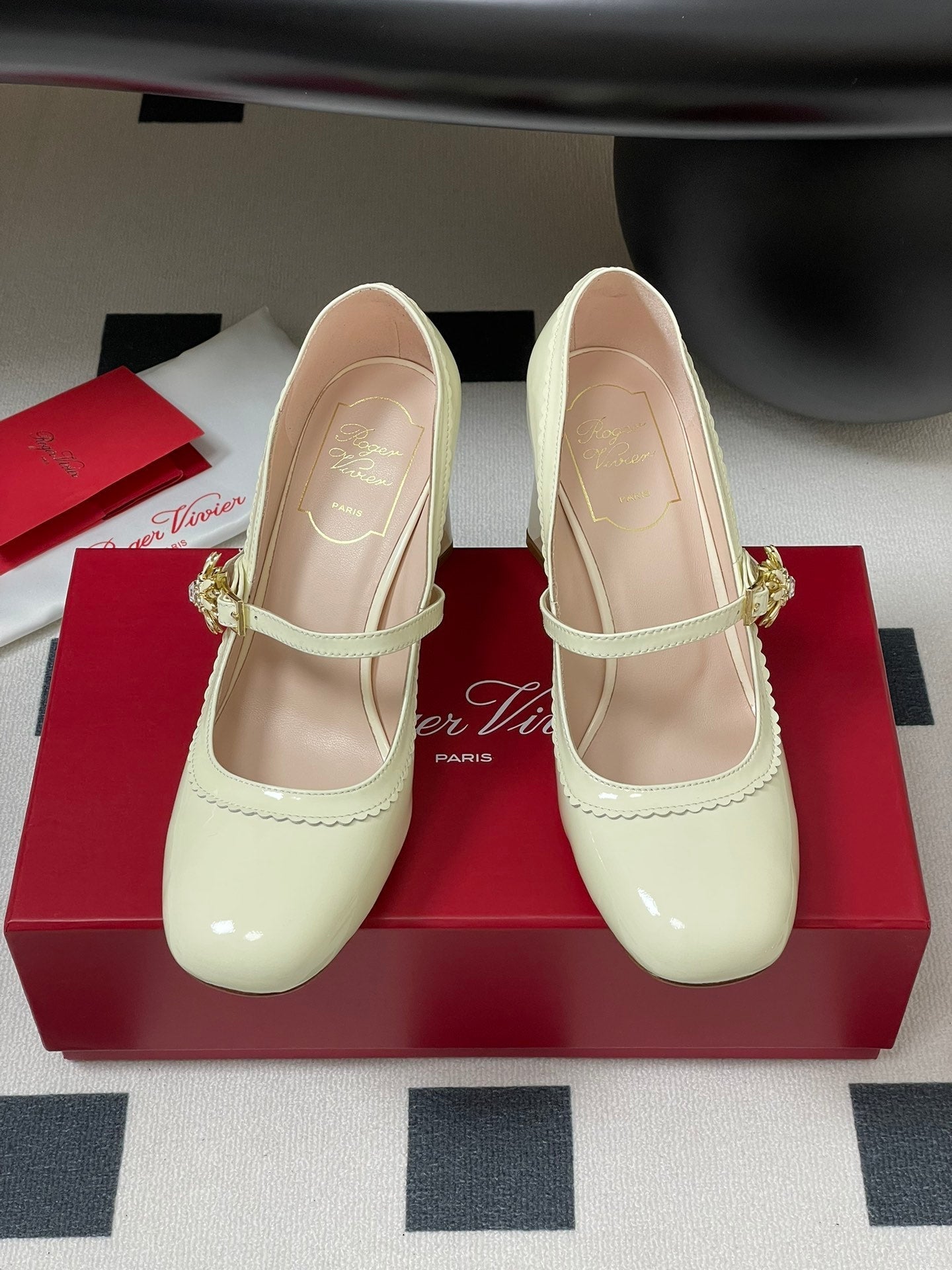 Viv 25 Mary Jane 60 Light Lime Patent Calf Leather 247886