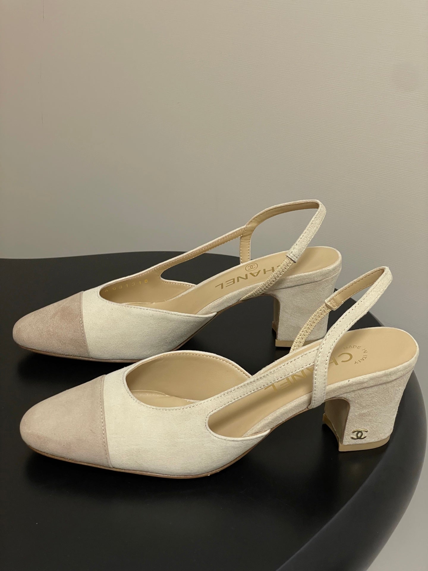 CC 25 SlingBack 65mm Beige Suede 393989