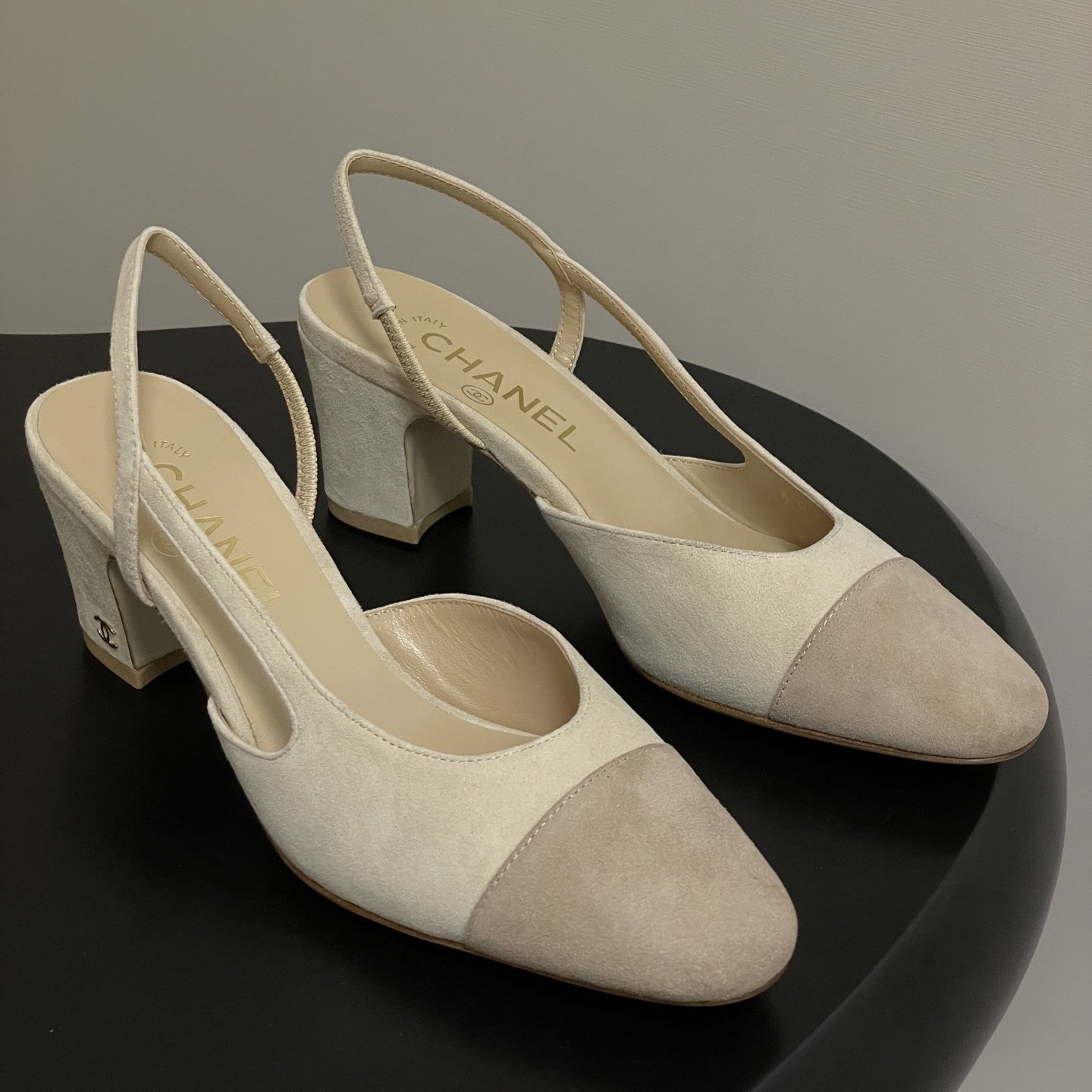 CC 25 SlingBack 65mm Beige Suede 393989
