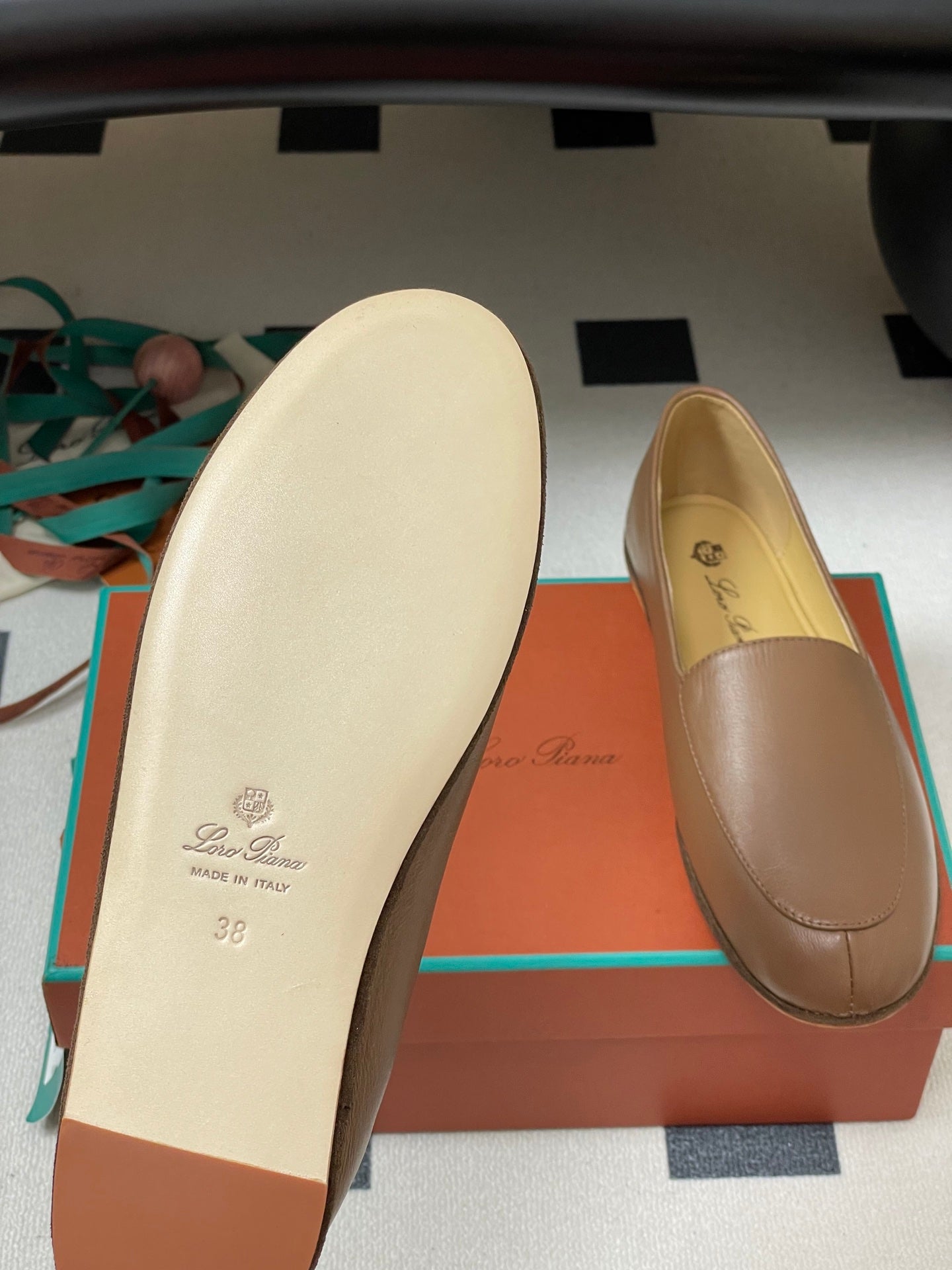 LP Anton Walk Loafers Caramel Sheepskin 474798