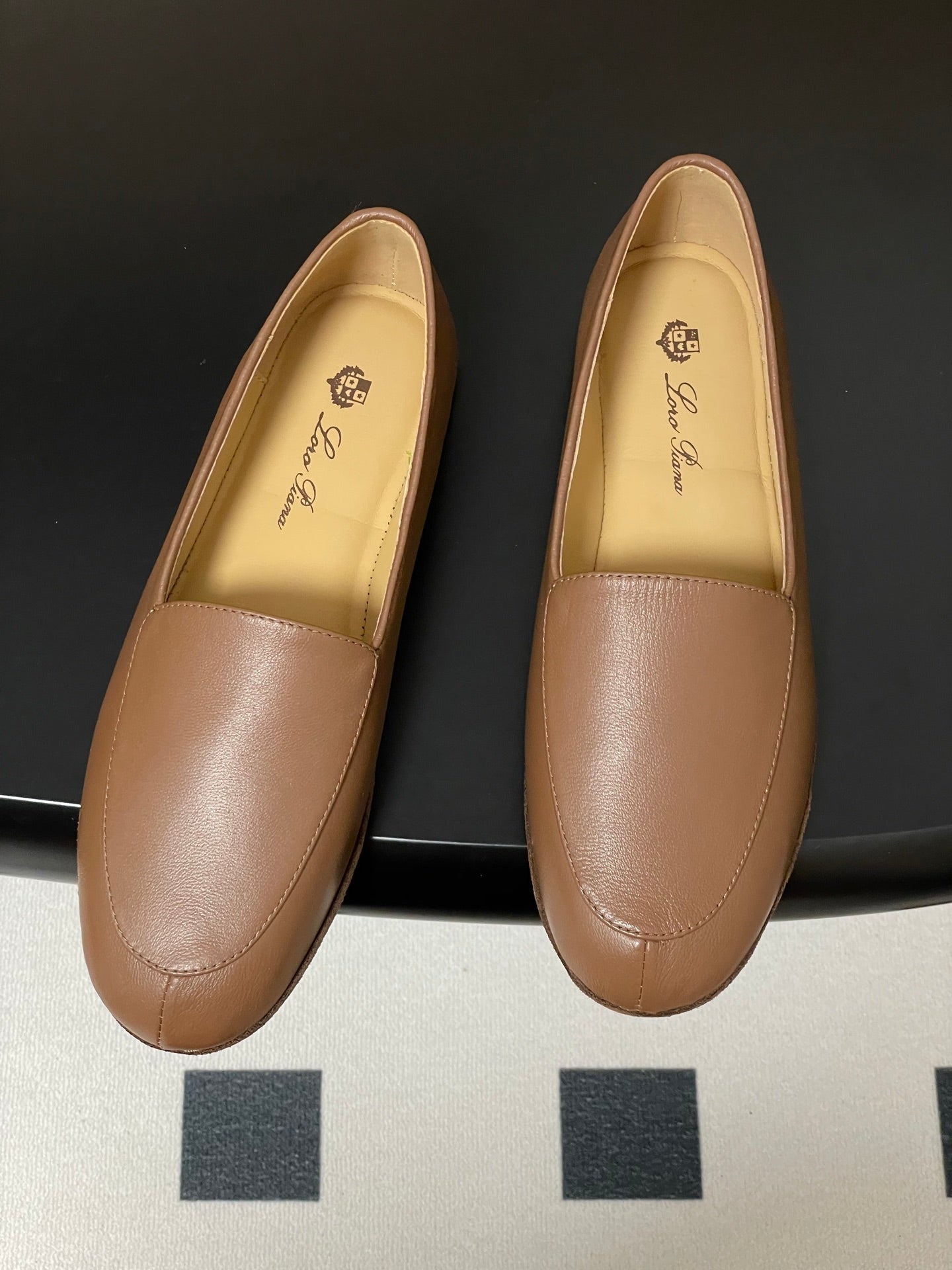 LP Anton Walk Loafers Caramel Sheepskin 474798
