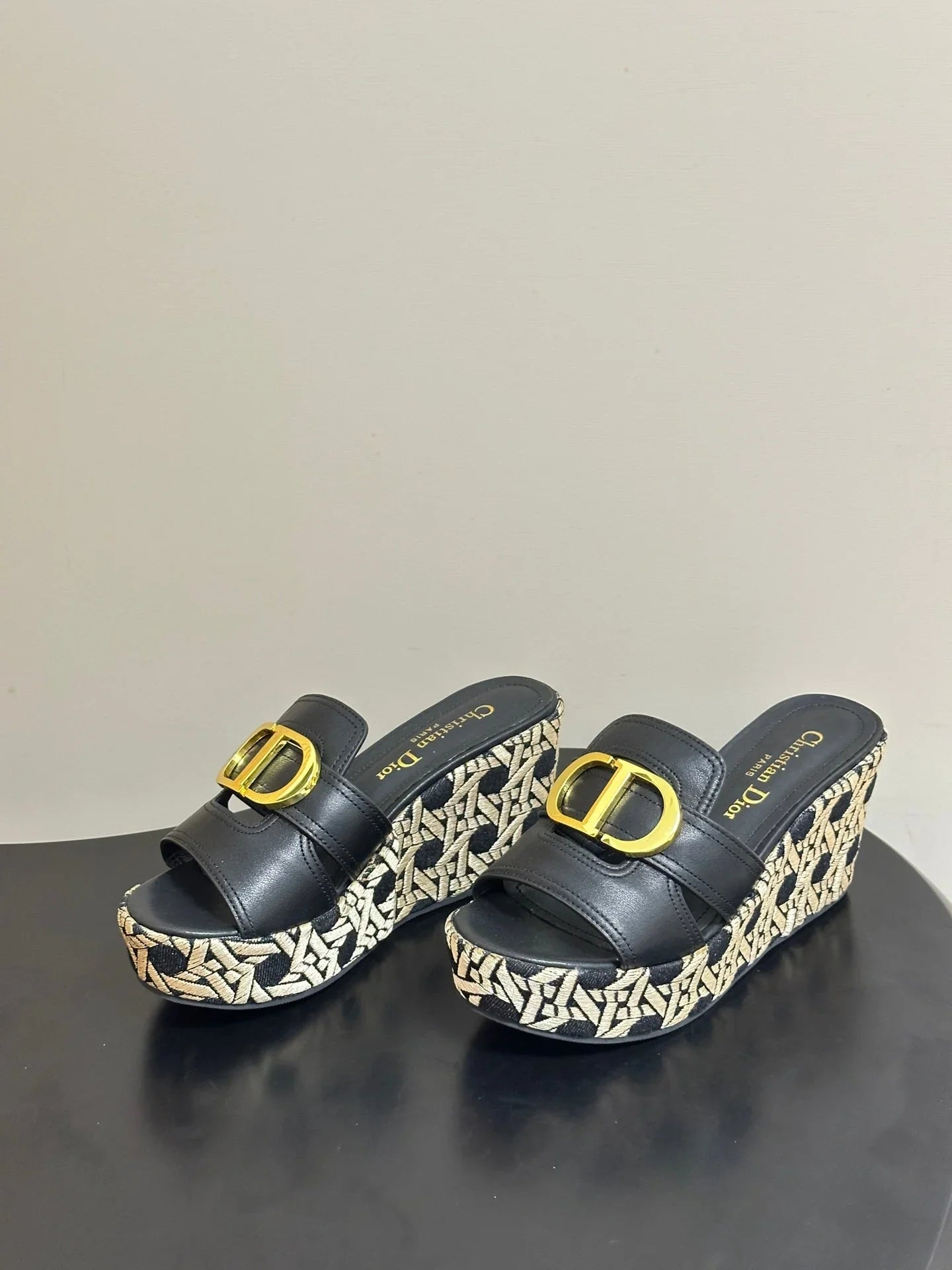 Dior 2026 Platform Sandals 90mm Cowhide 884505