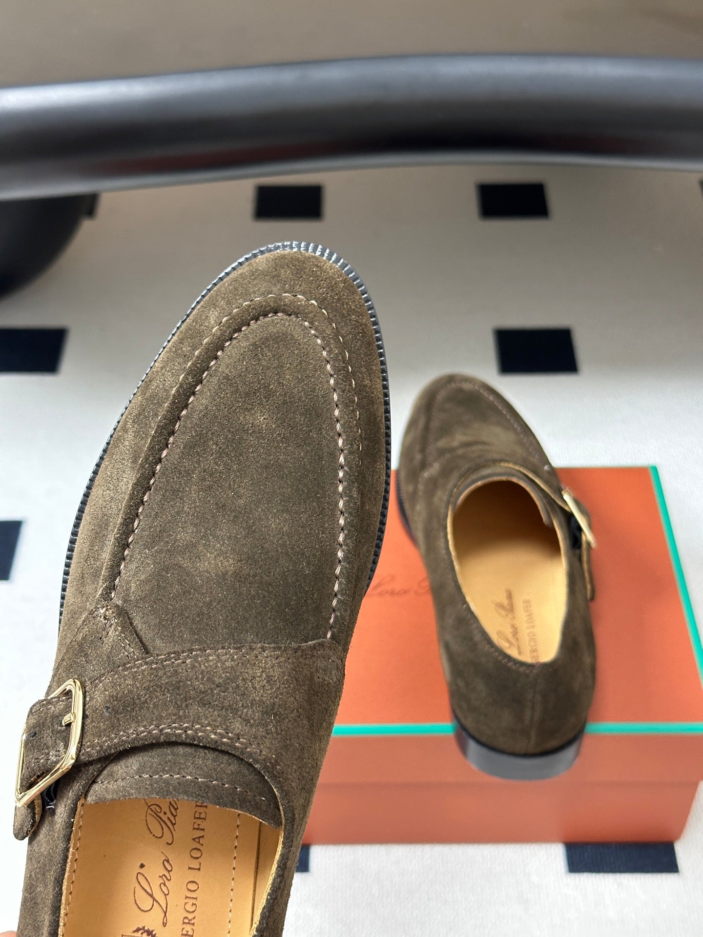 LP Sergio Loafer Olive Suede 903164