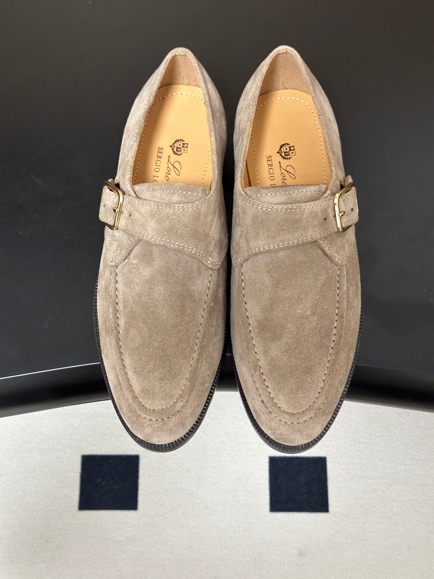 LP Sergio Loafer Light Taupe Suede 903165