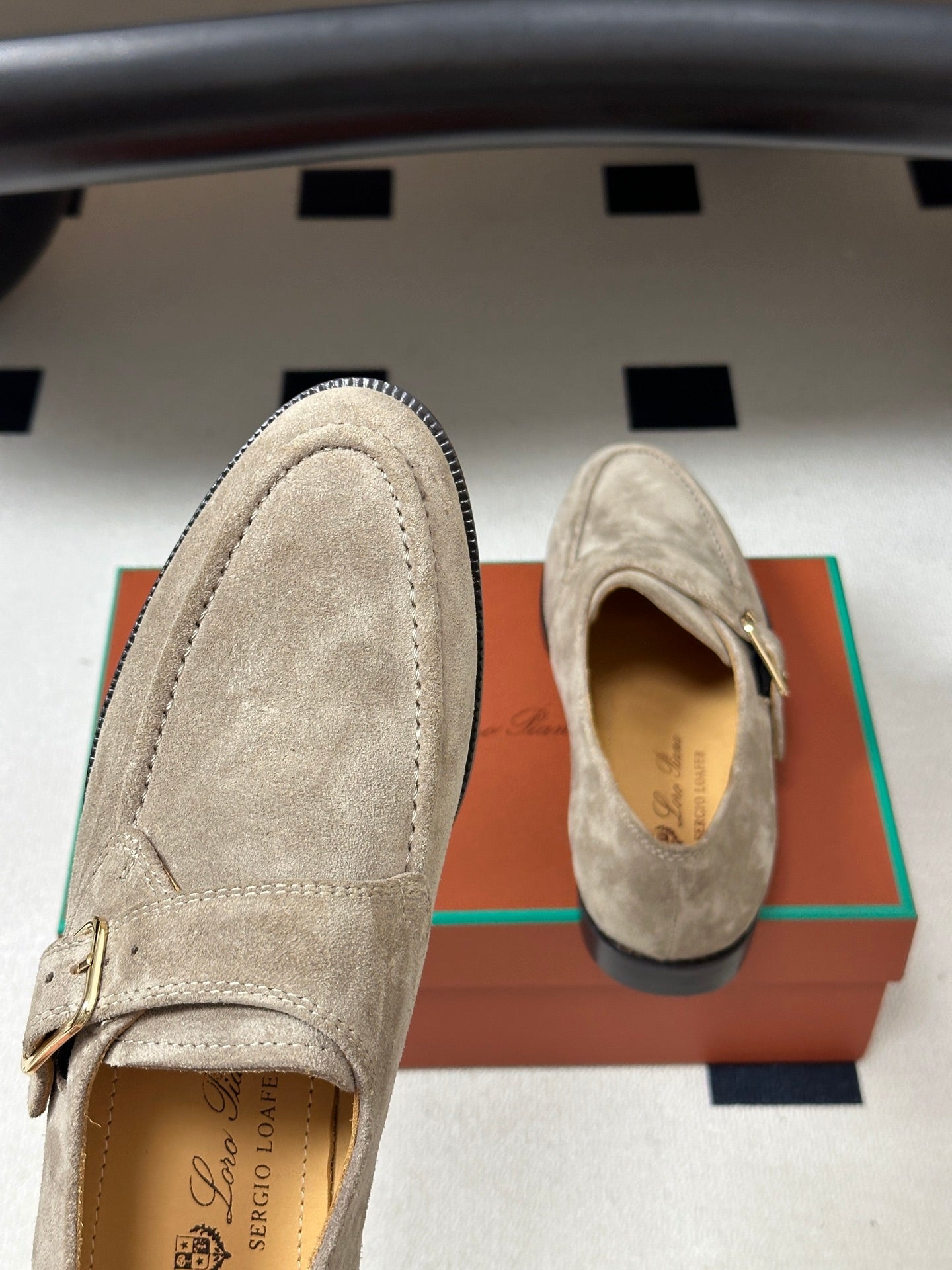 LP Sergio Loafer Light Taupe Suede 903165