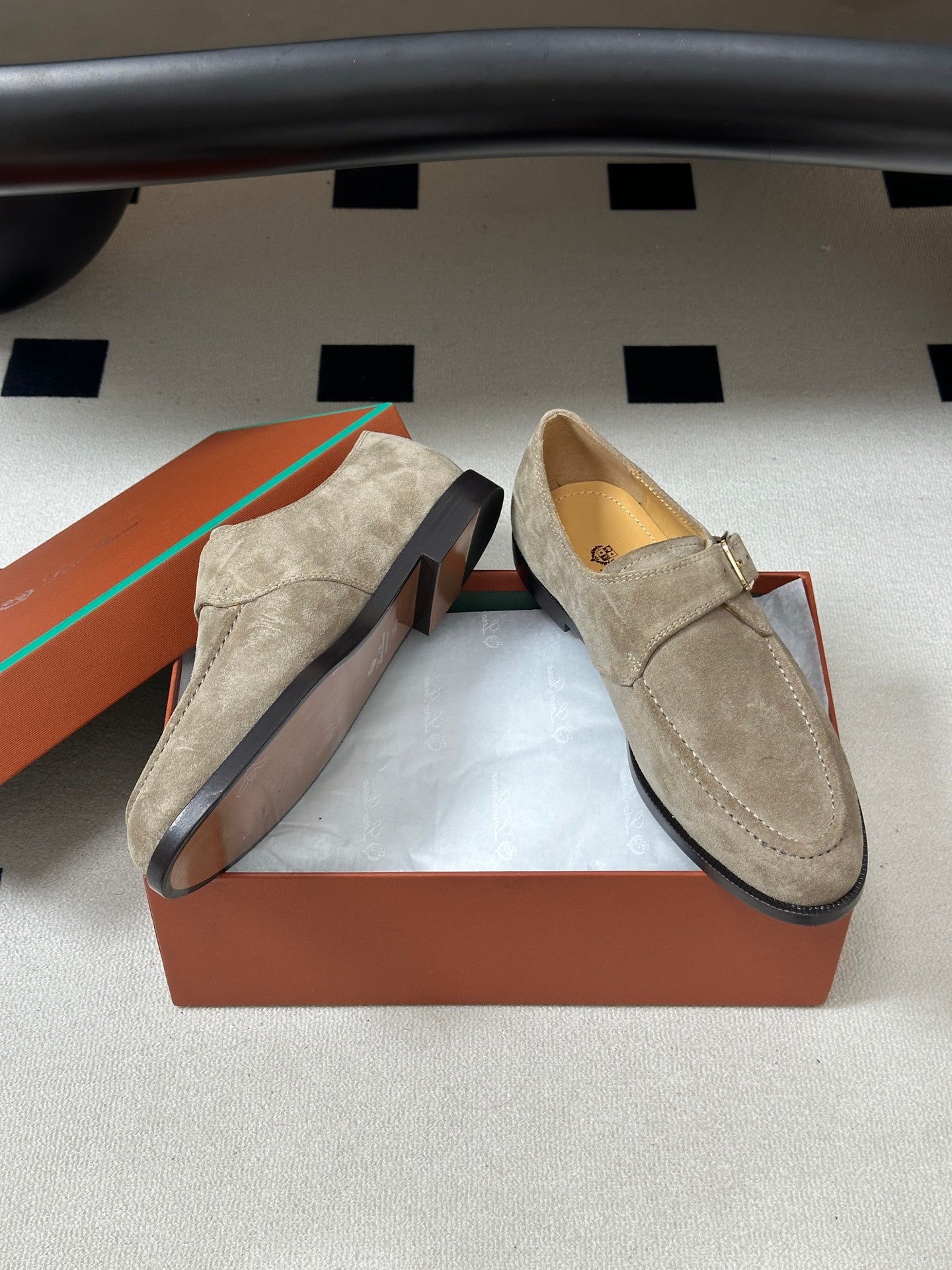 LP Sergio Loafer Light Taupe Suede 903165
