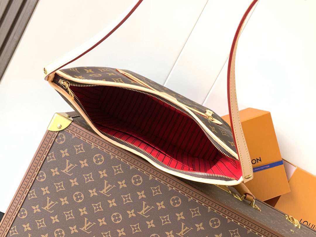 LV Lineup Brown Beige Monogram Canvas