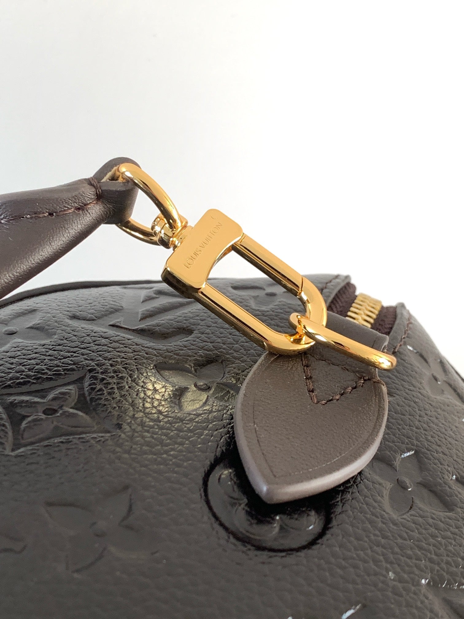 LV Speedy Trunk 25 Dark Brown Monogram Saga Pattern Leather