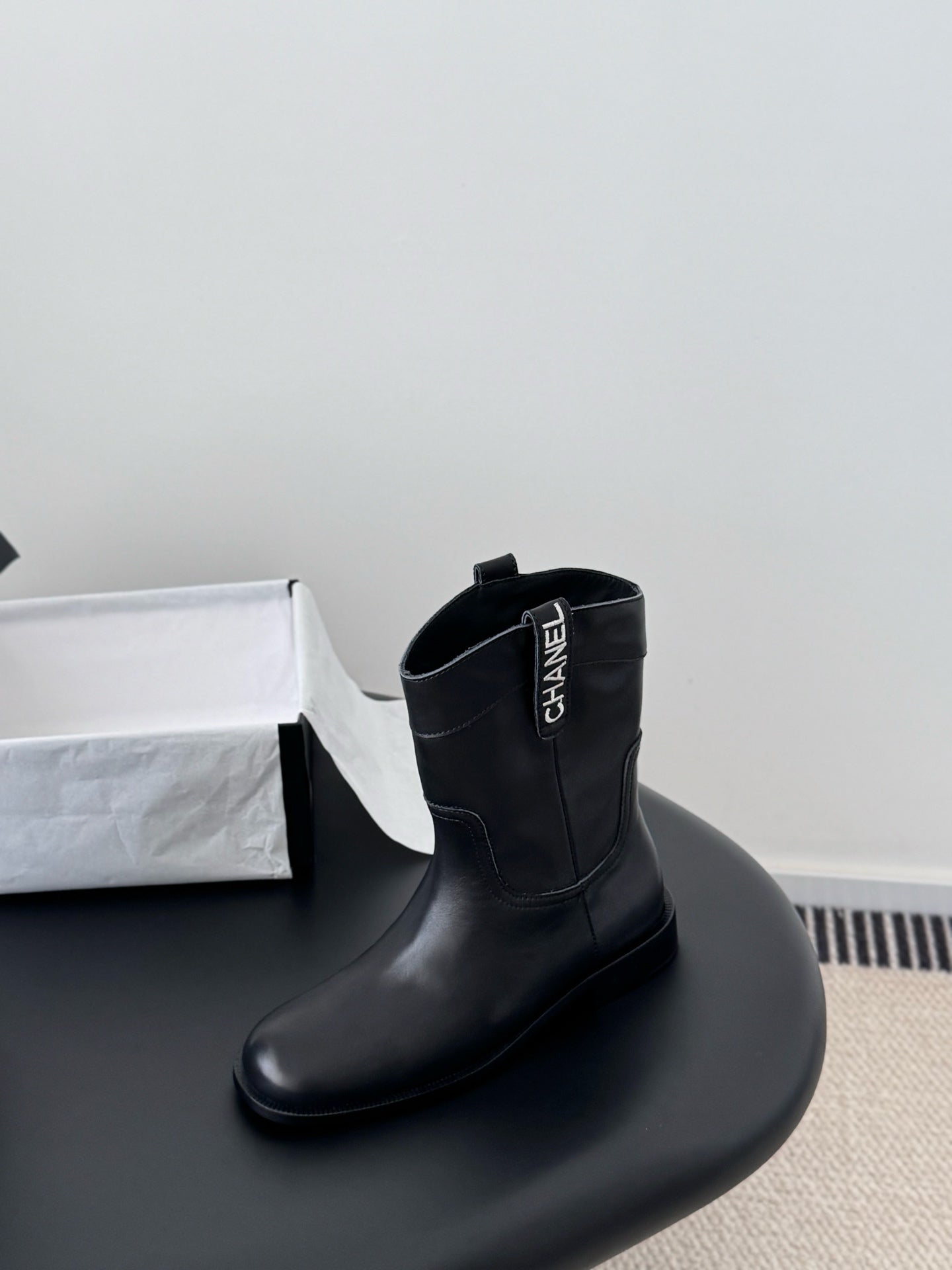 CC 25A Métiers d'Art Ankle  Boots Black Cowhide 540759