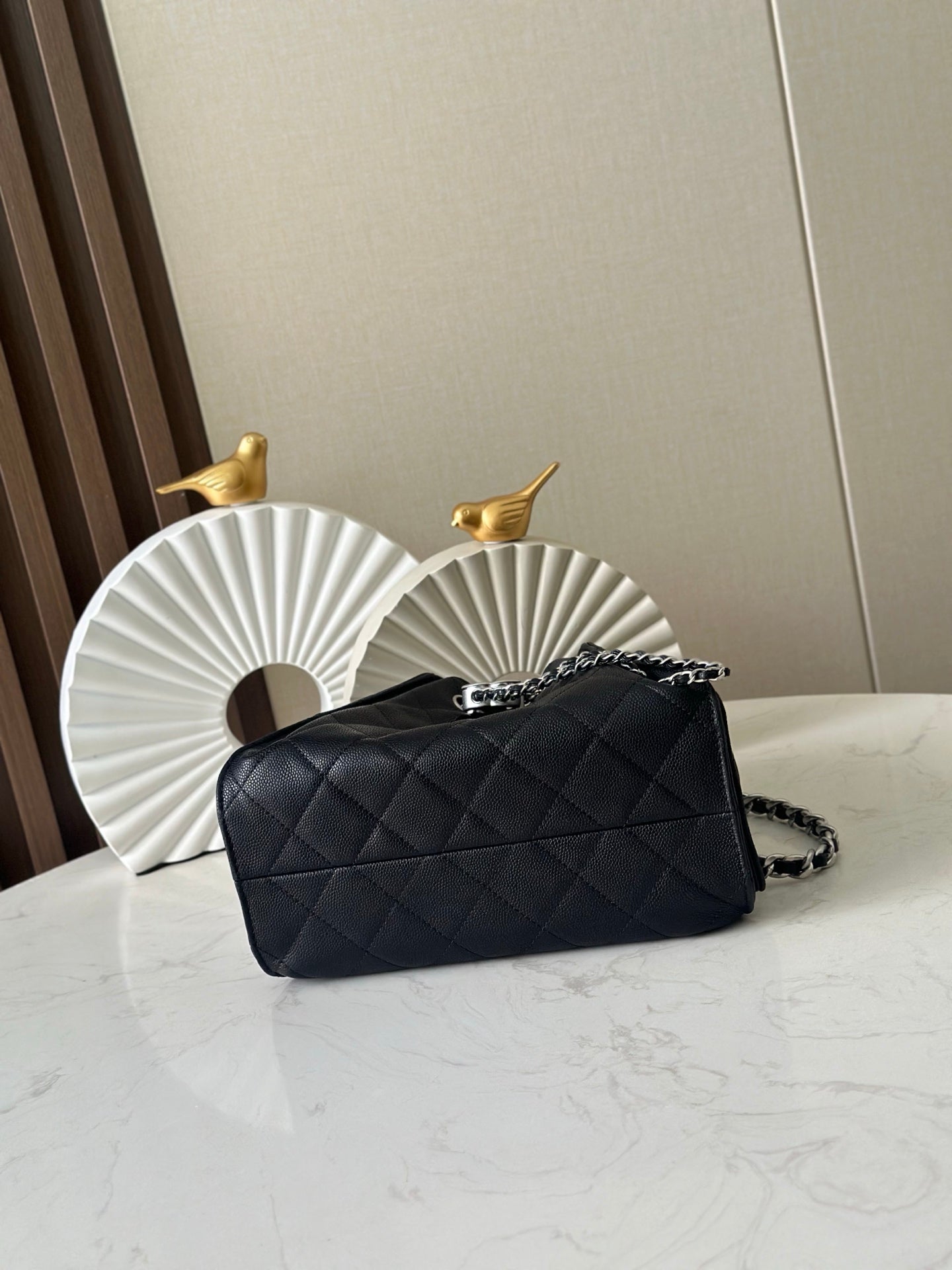 CC 26c Hobo Bag 22cm Black Caviar Leather SHW