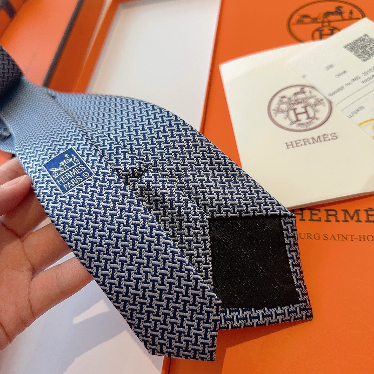 HM Men's Ties Twill Silk 437531