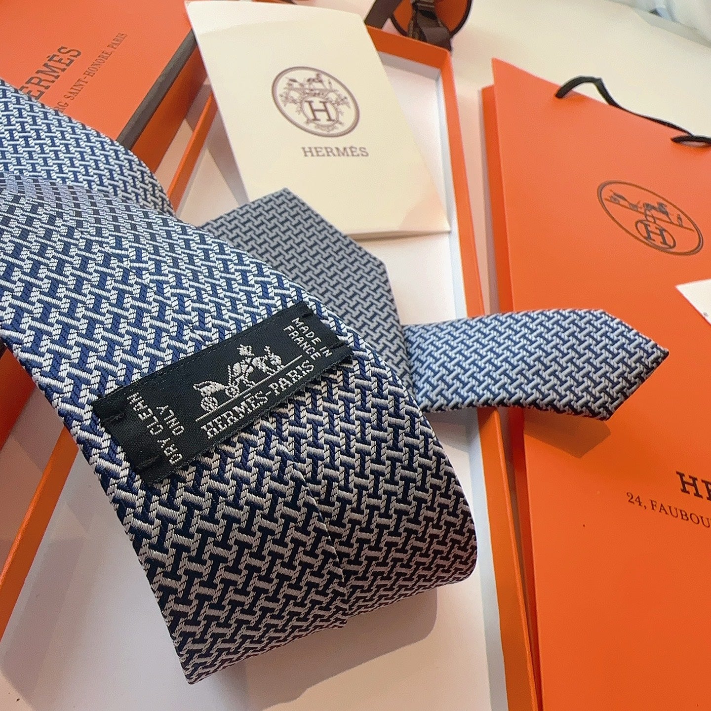 HM Men's Ties Twill Silk 437531
