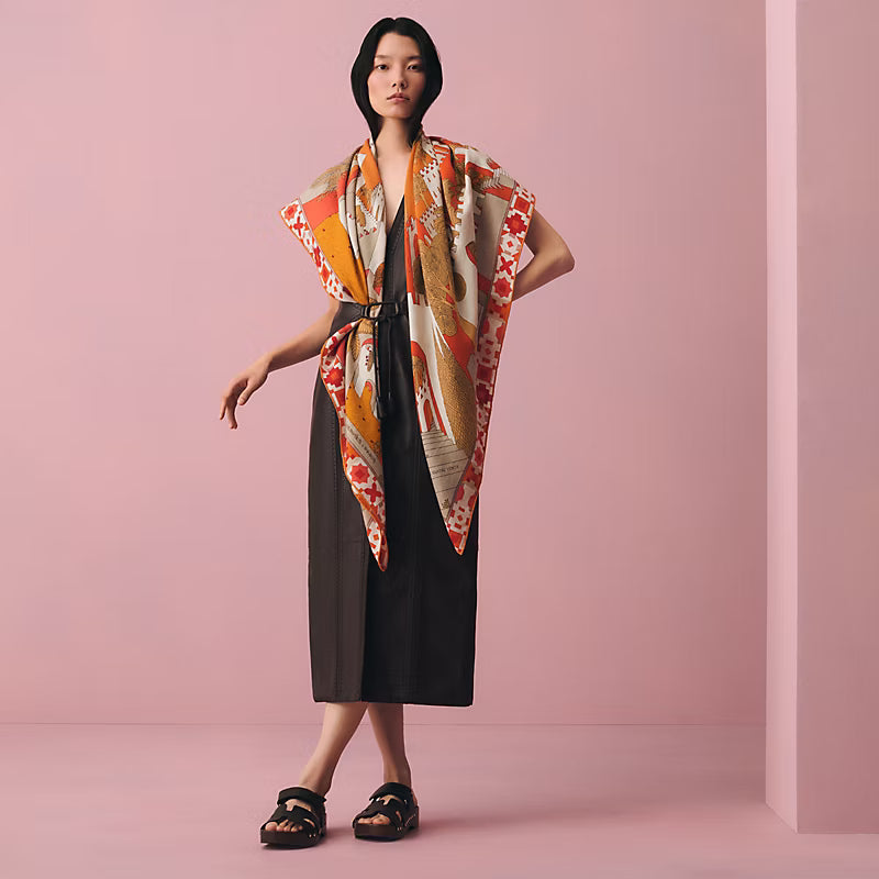 HM 26s Scarf 140 In Cashmere And Silk 522950