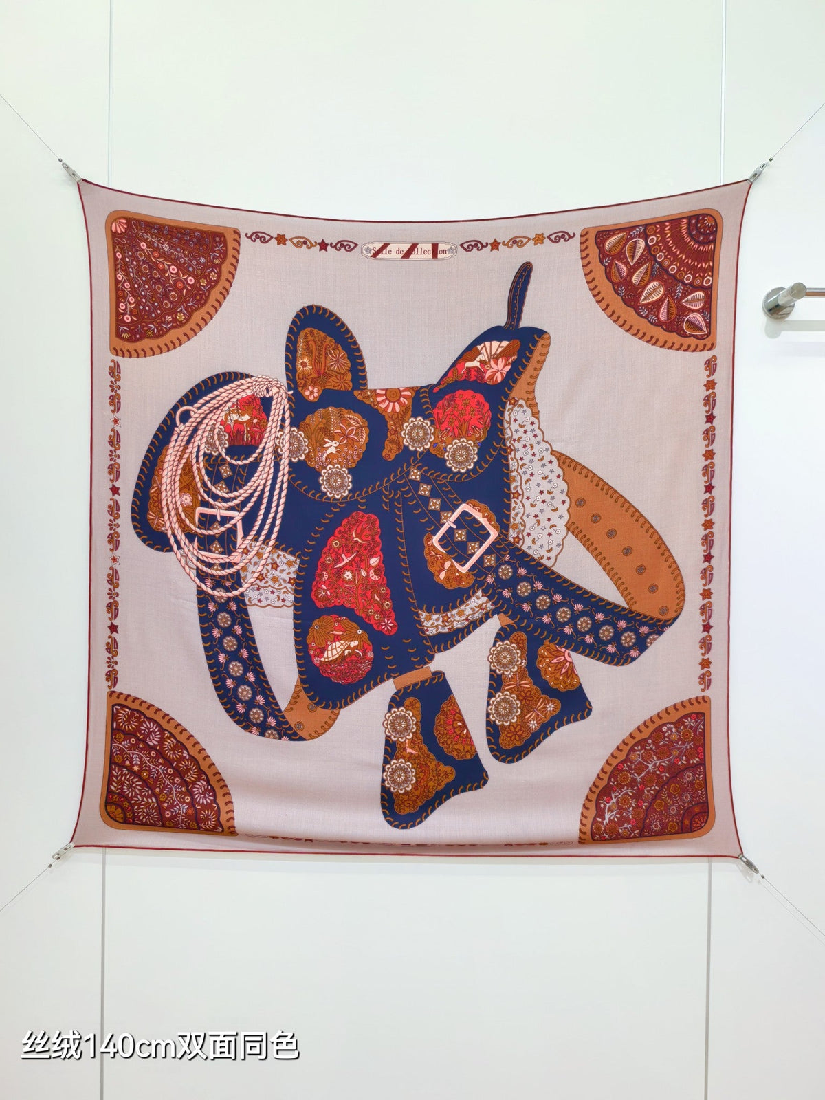 HM 26s Scarf 140 In Cashmere And Silk 475659