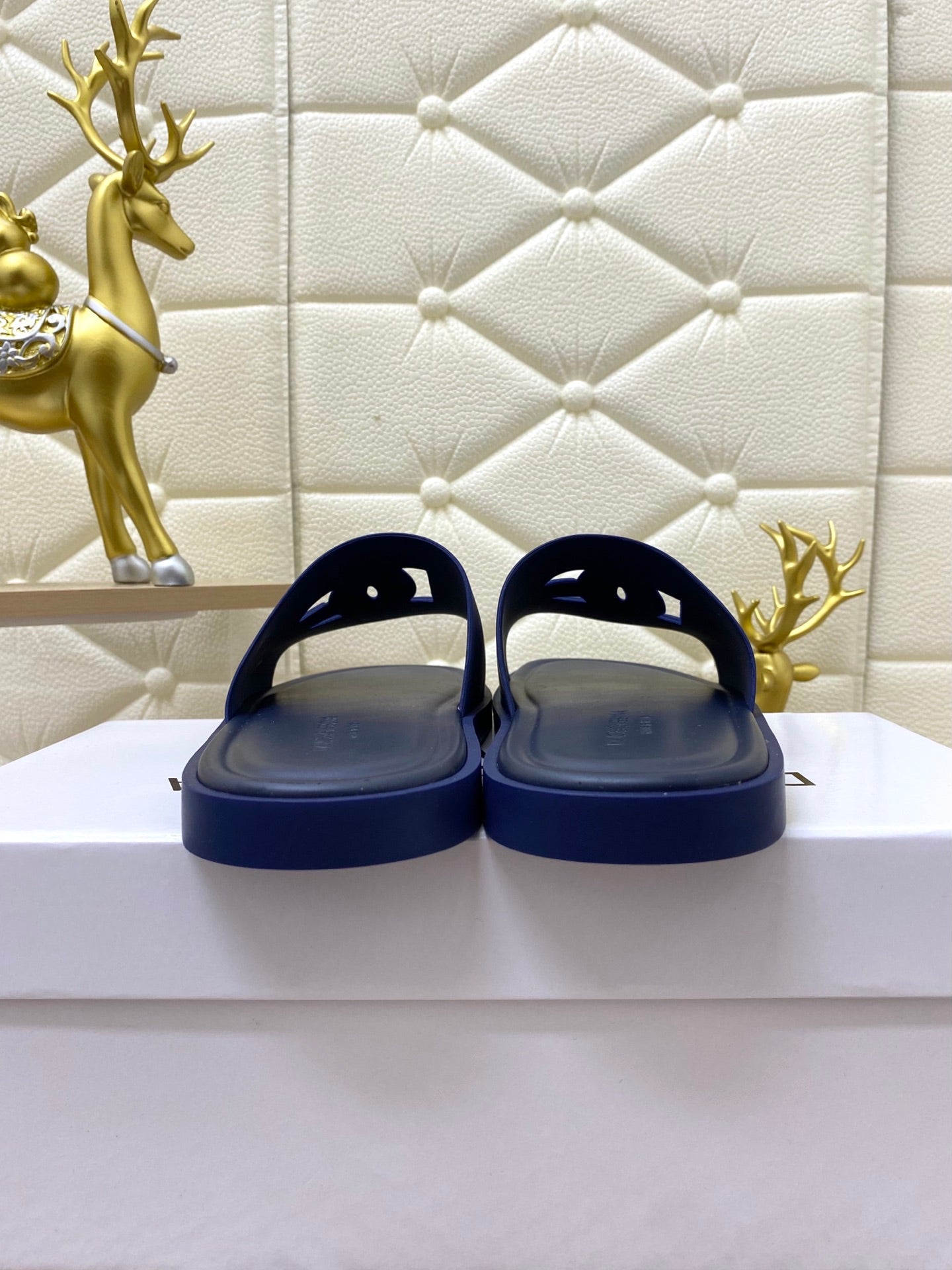 DC Slipper Navy Blue Rubber 361635