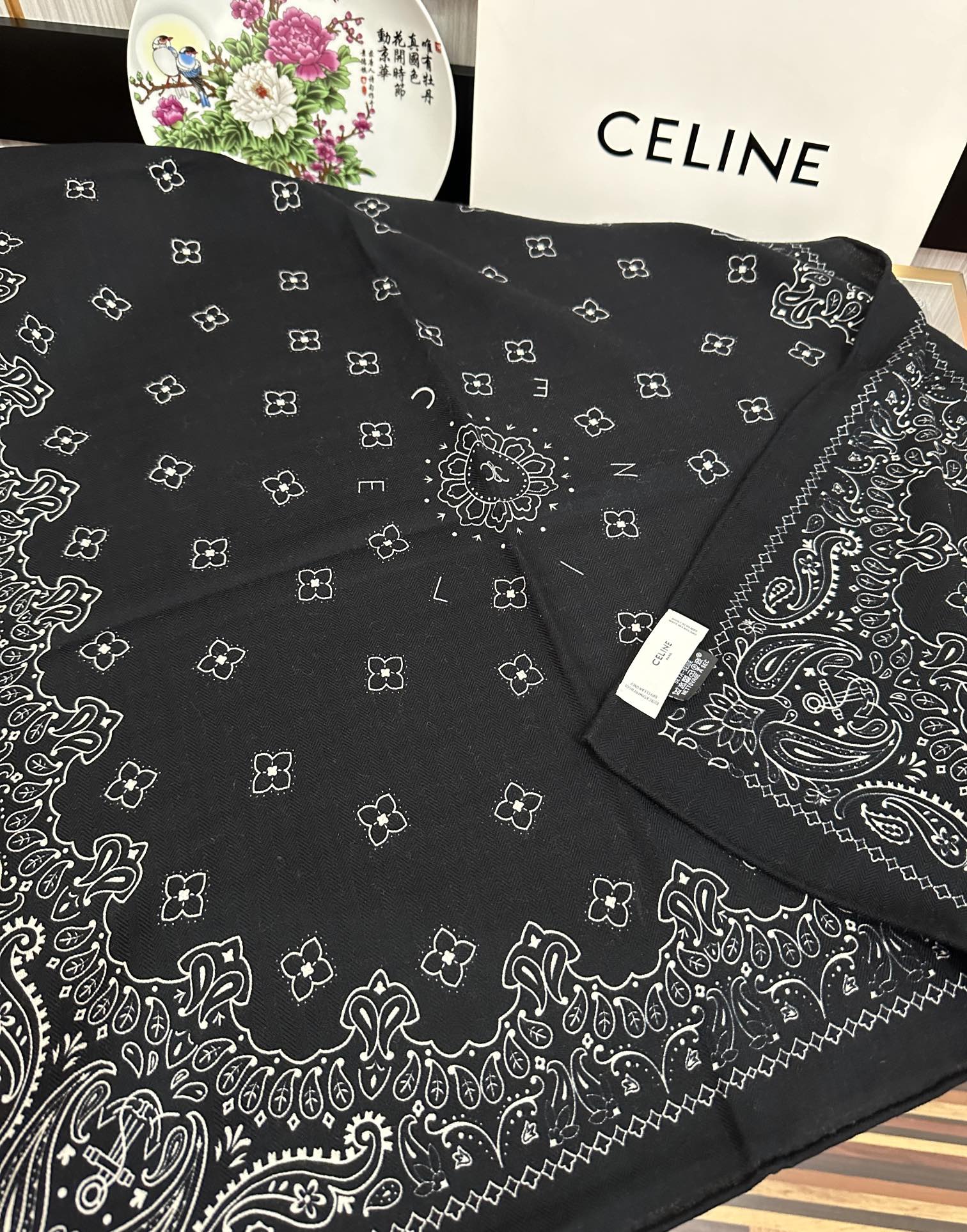 Celine Scarf 65x185cm Black Cashmere 286305