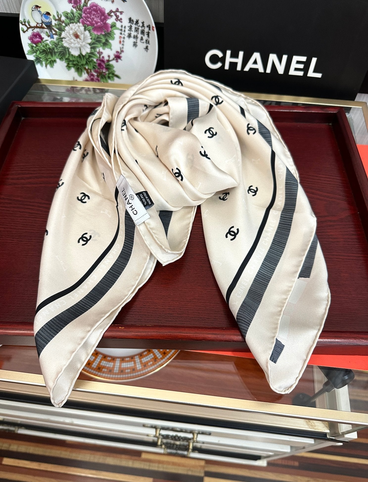 CC Scarf 90x90 Colorful Twill Silk 445035
