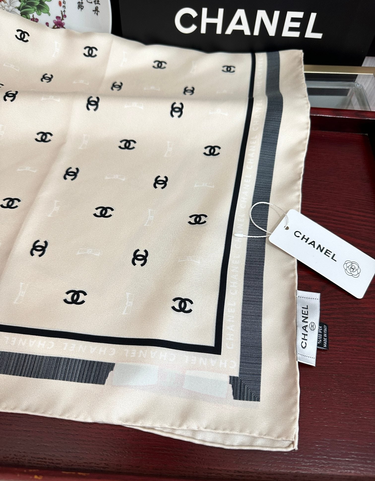 CC Scarf 90x90 Colorful Twill Silk 445035
