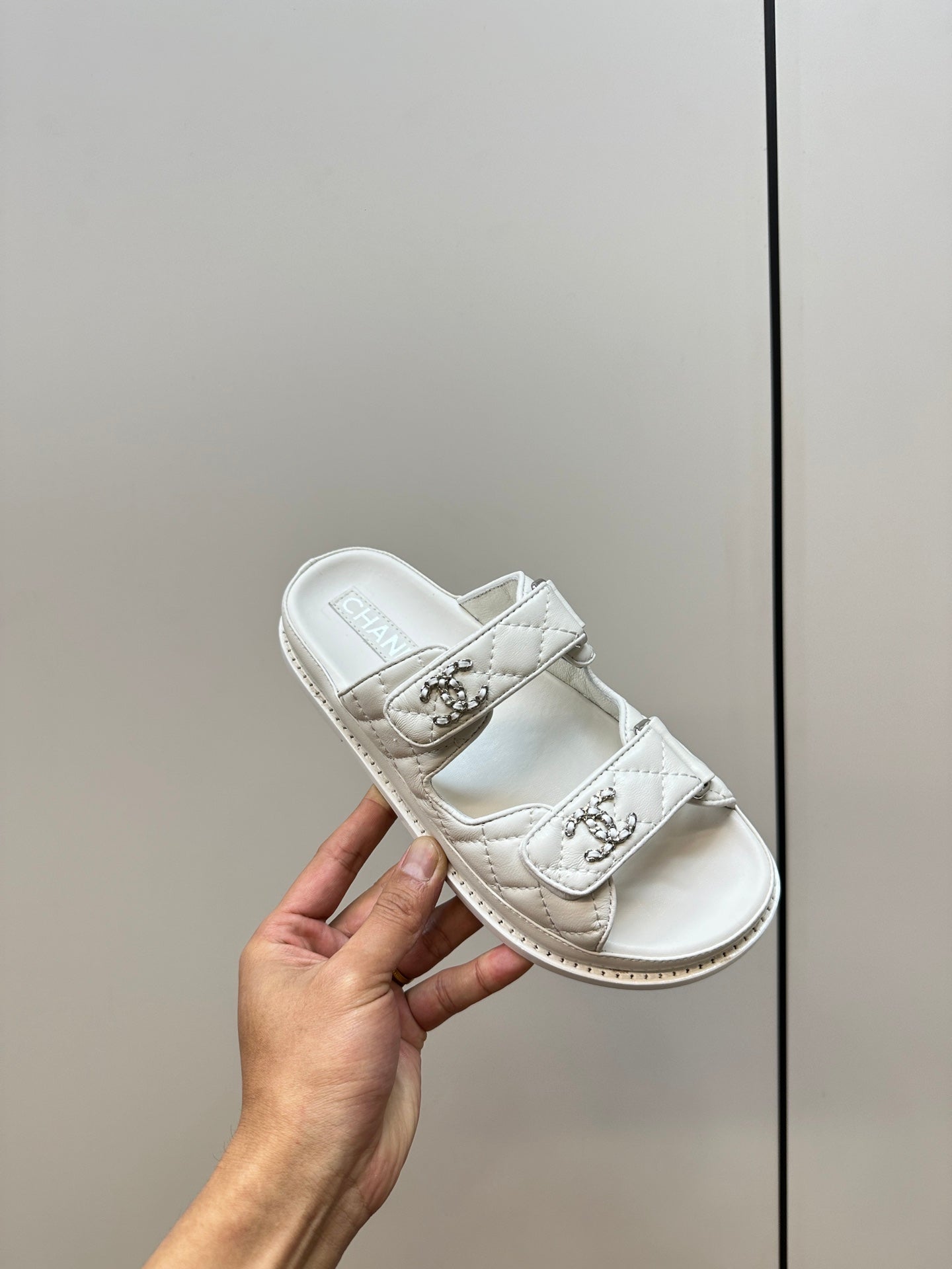 CC 26s Dad Sandal White Sheepskin 965033