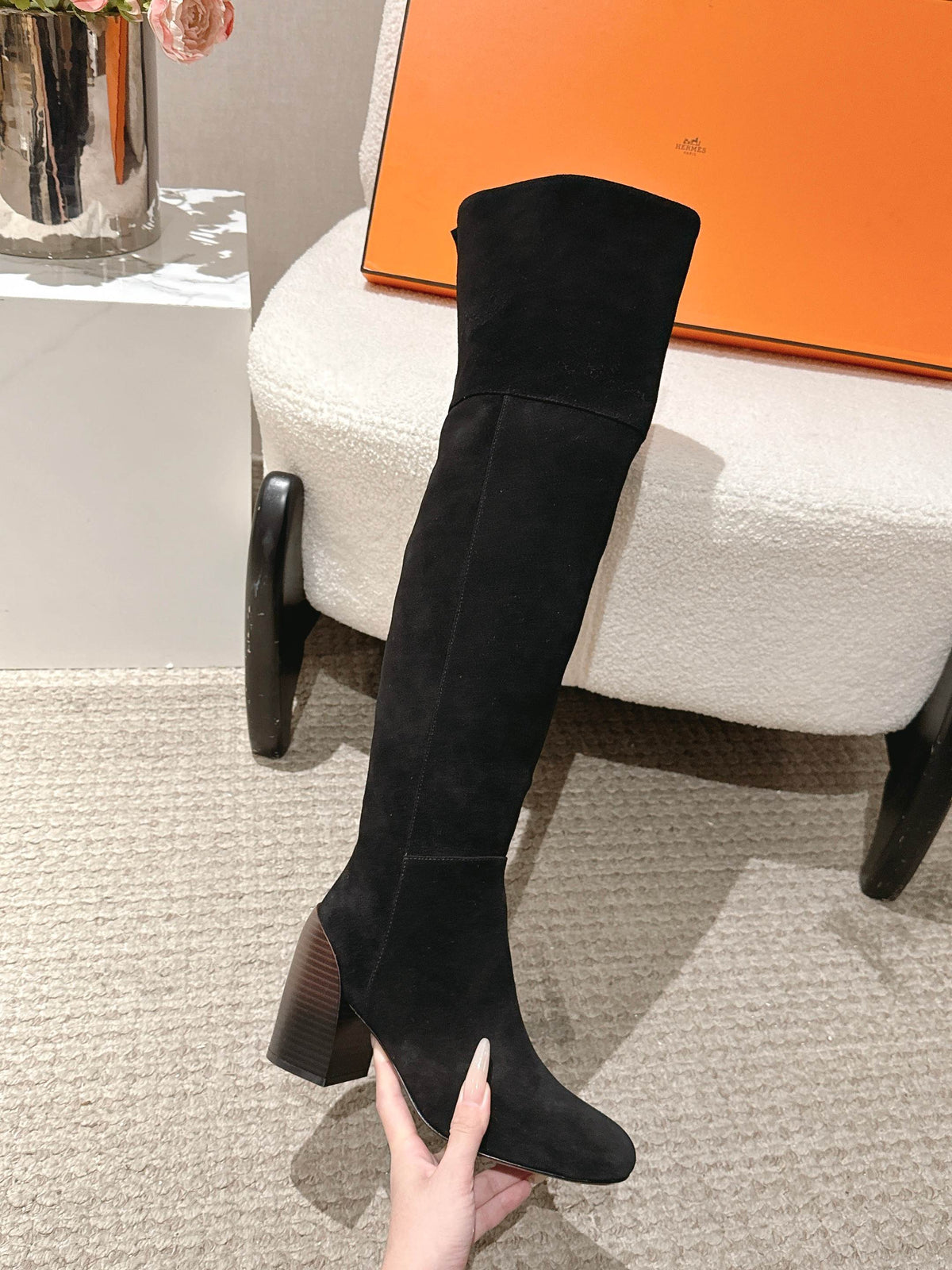 Hermes 26s Nalla High Boots 168289