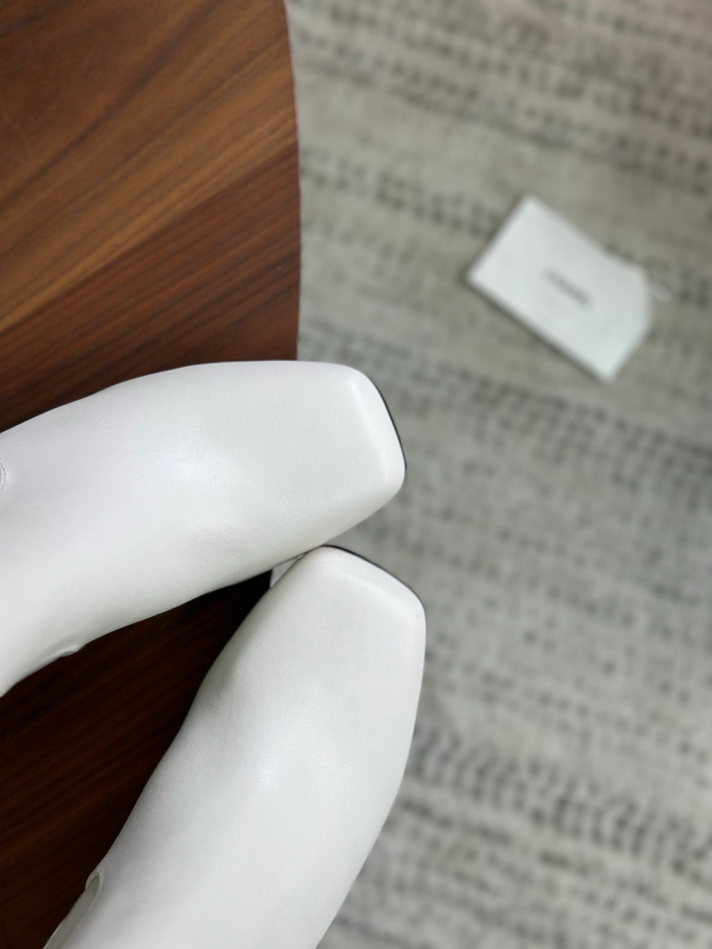 CC 26s Long Boot White Lambskin 938111
