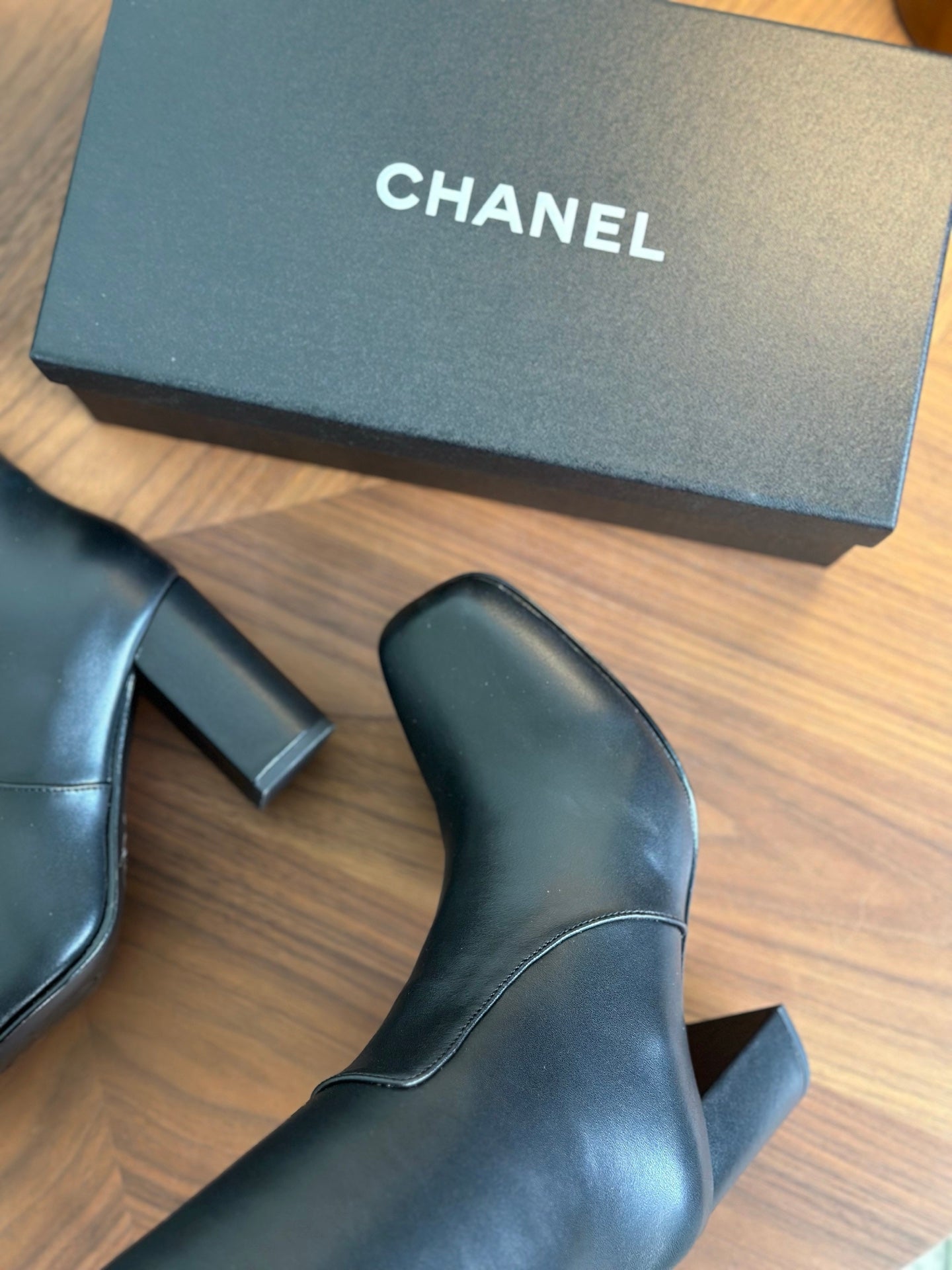 CC 26s Long Boot Black Lambskin 938112