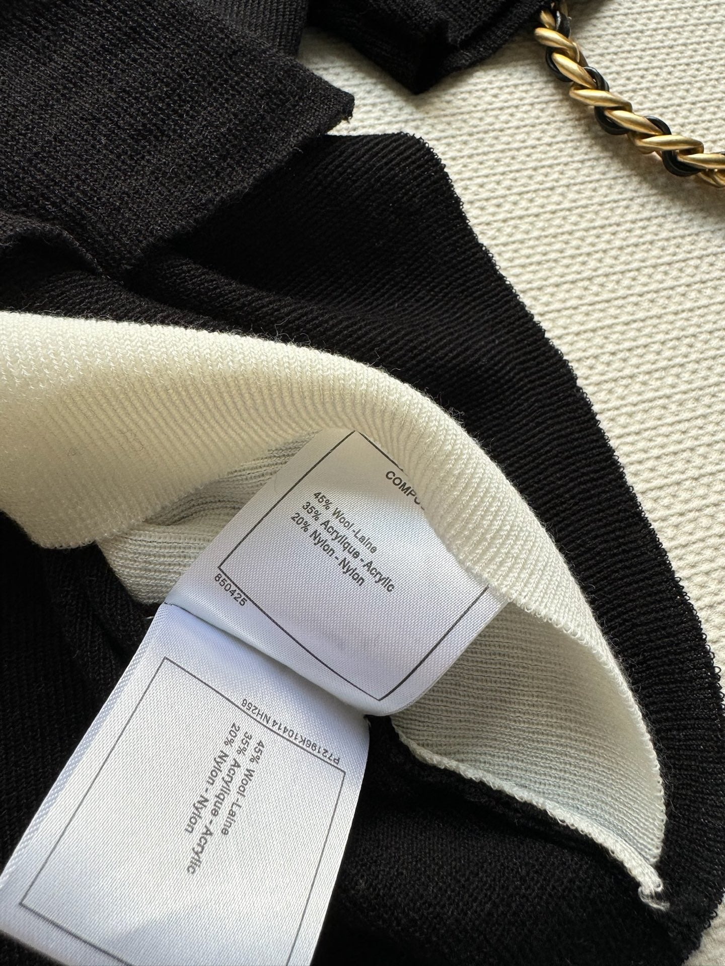 CC Knitted Top Black Wool