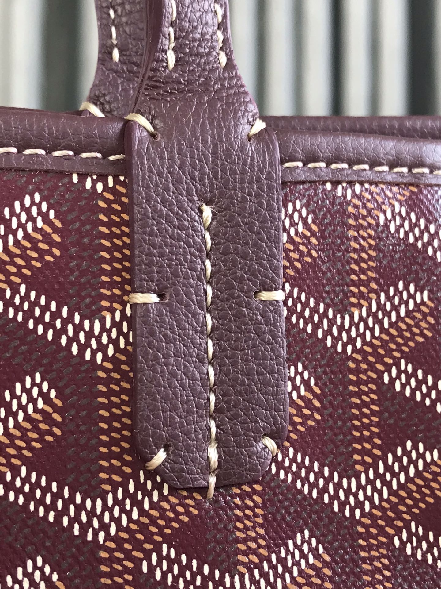 Goyard Artois GM Bag 37cm Burgundy Canvas & Calfskin