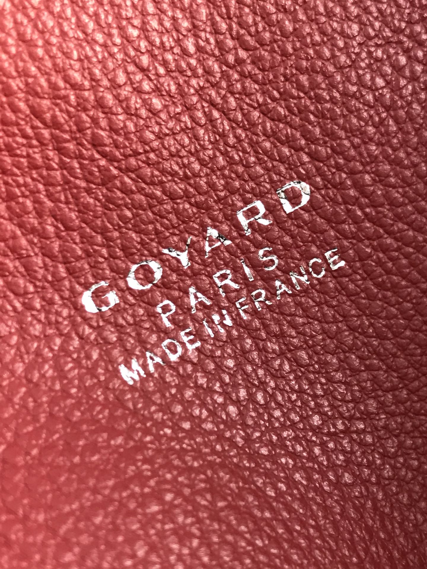 Goyard Anjou GM Bag 39cm Red Calfskin Goyardine Canvas 290824