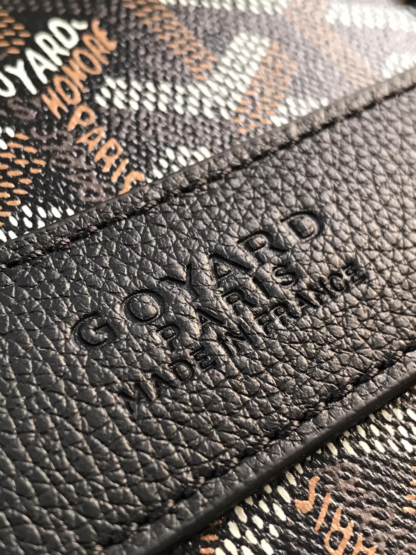 Goyard Barrel 40 Sports Bag Black Canvas & Calfskin
