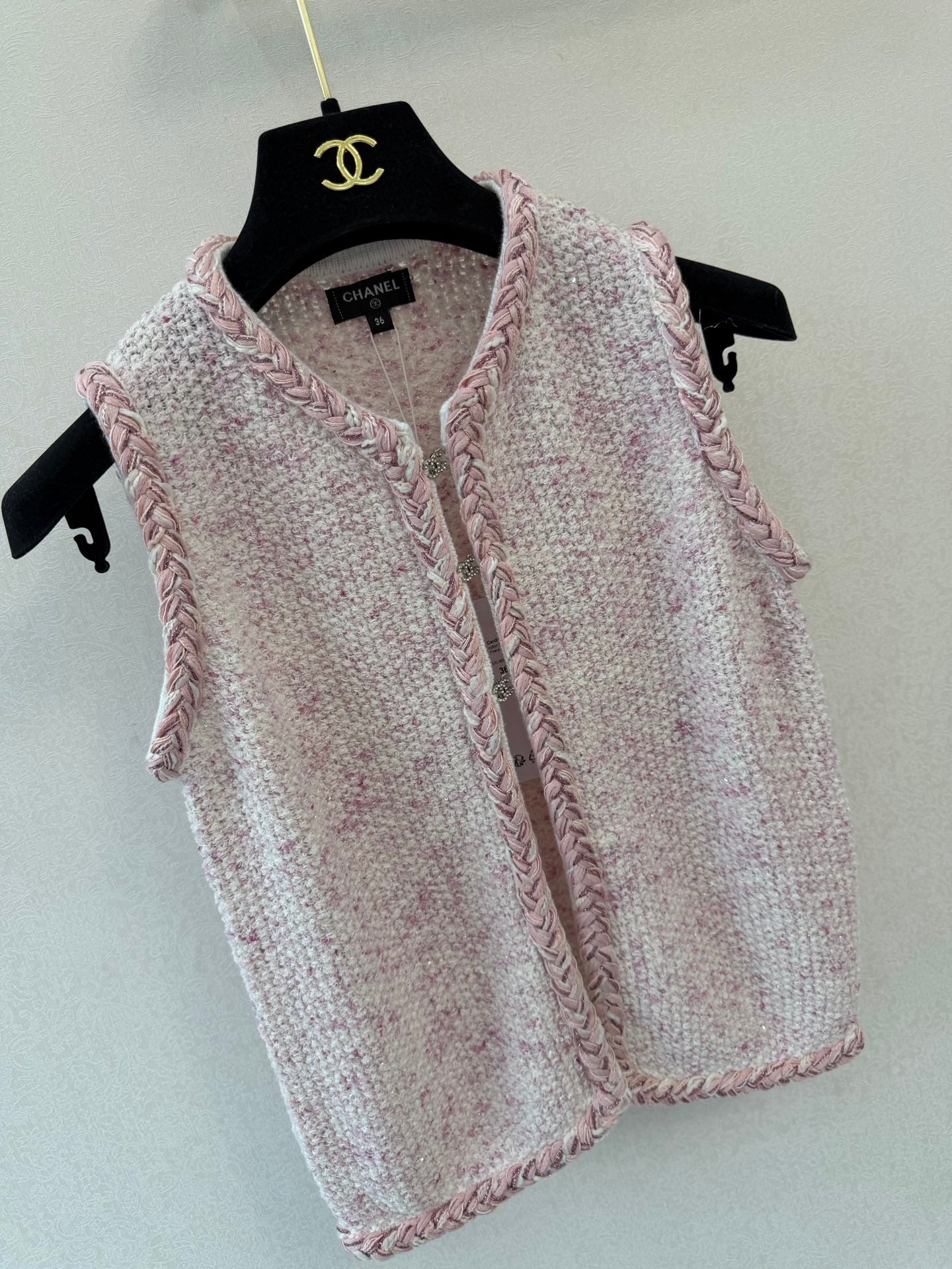 CC 26s Vest Pink Cotton Wool 424783