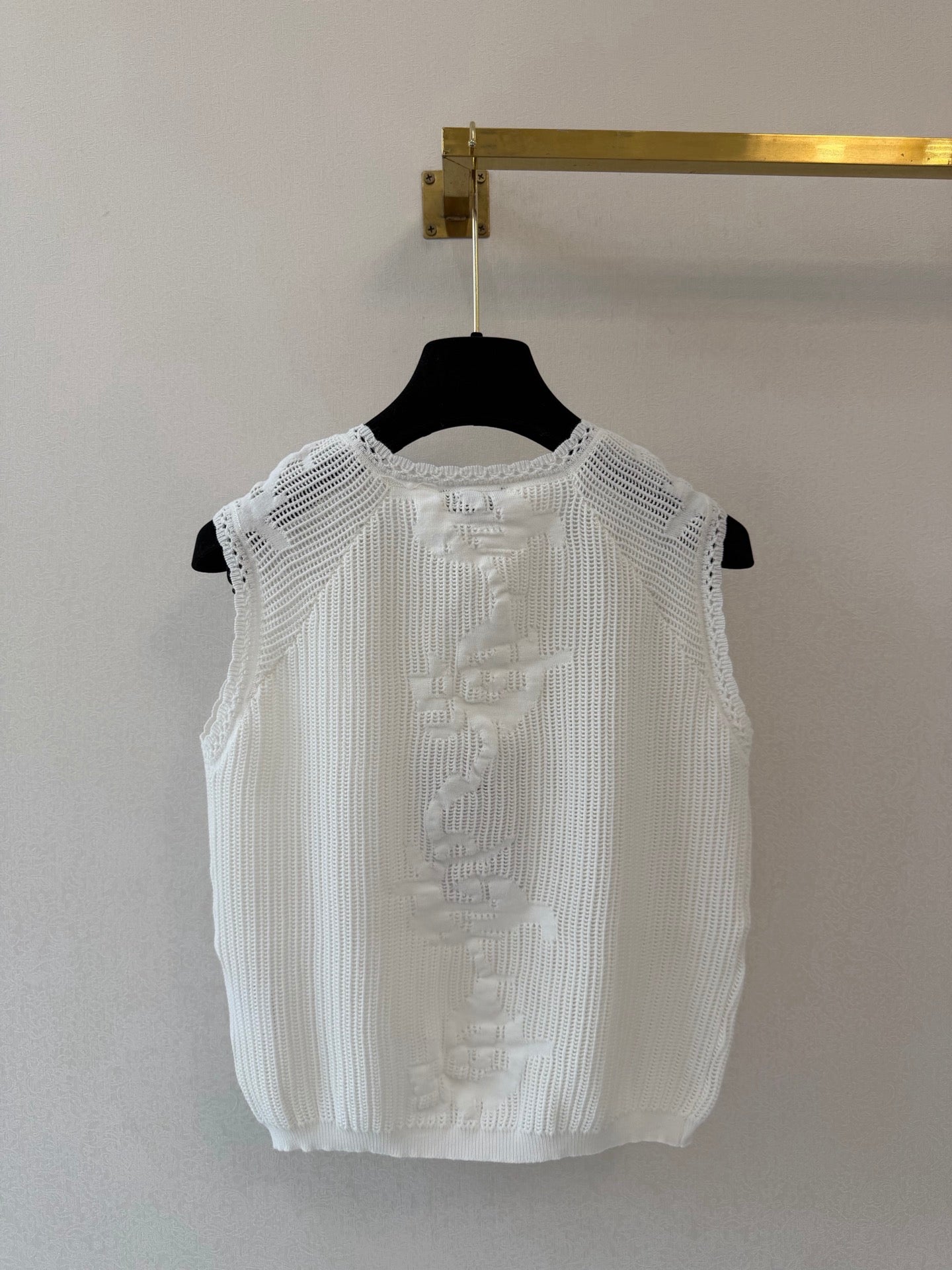 CC 26s Tank Top White Cotton Silk 394832