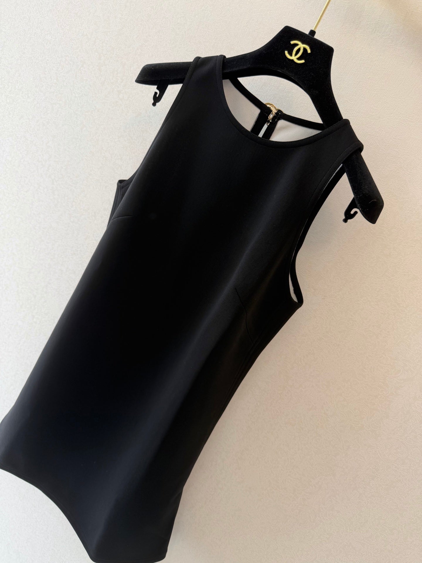 CC Vest Dress Black Viscose 394822